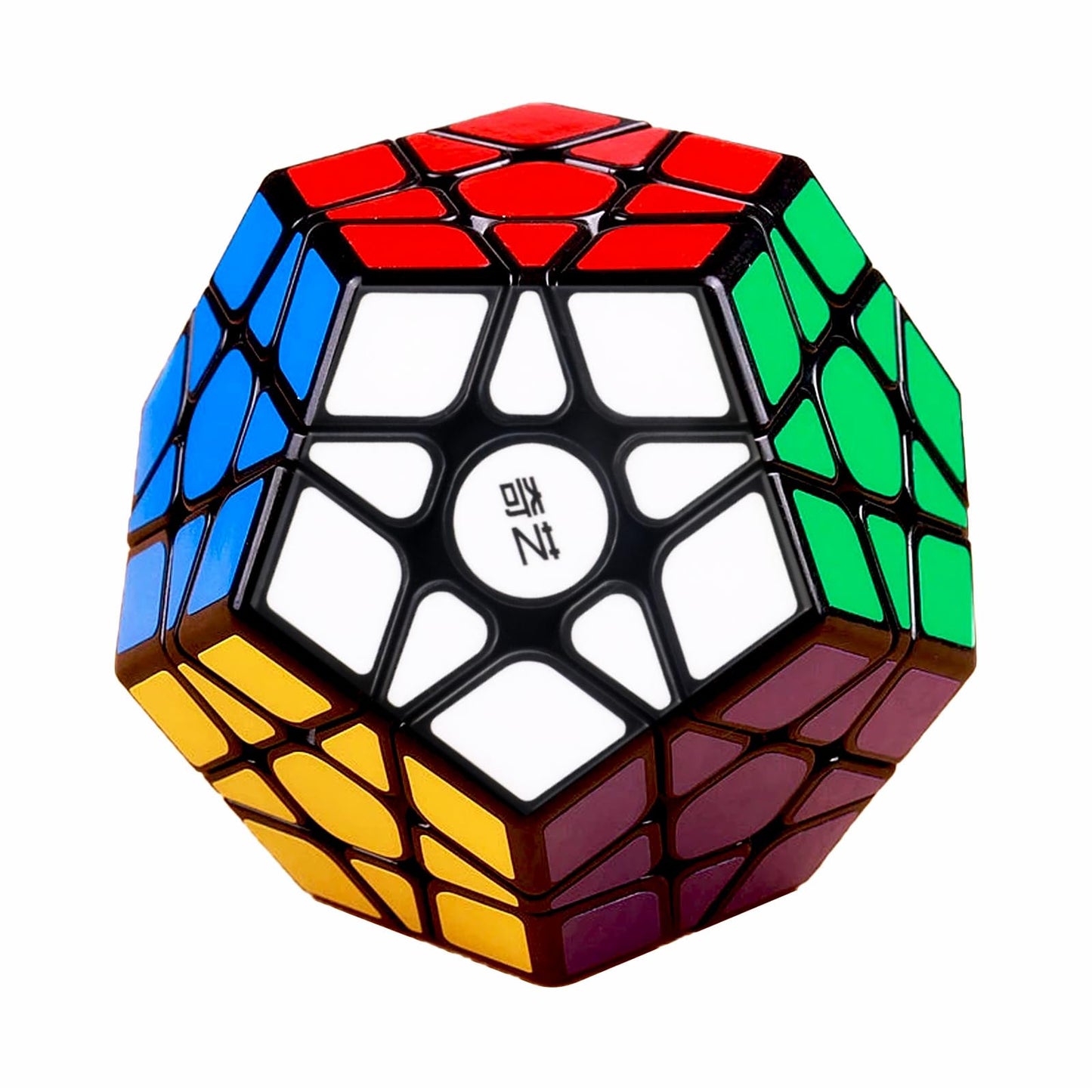 IRRDFO Megaminx Speed Cube – Qiheng Black 12-Sided Puzzle, Smooth Rotations, ABS Plastic