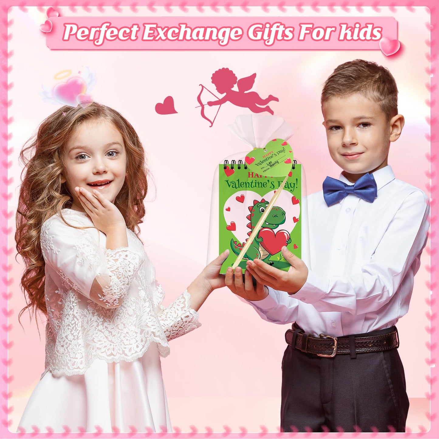 iRugosa hapfyer 24 Pack Scratch Art Valentines Day Gifts for Kids — Rainbow Cards & Crafts Bulk
