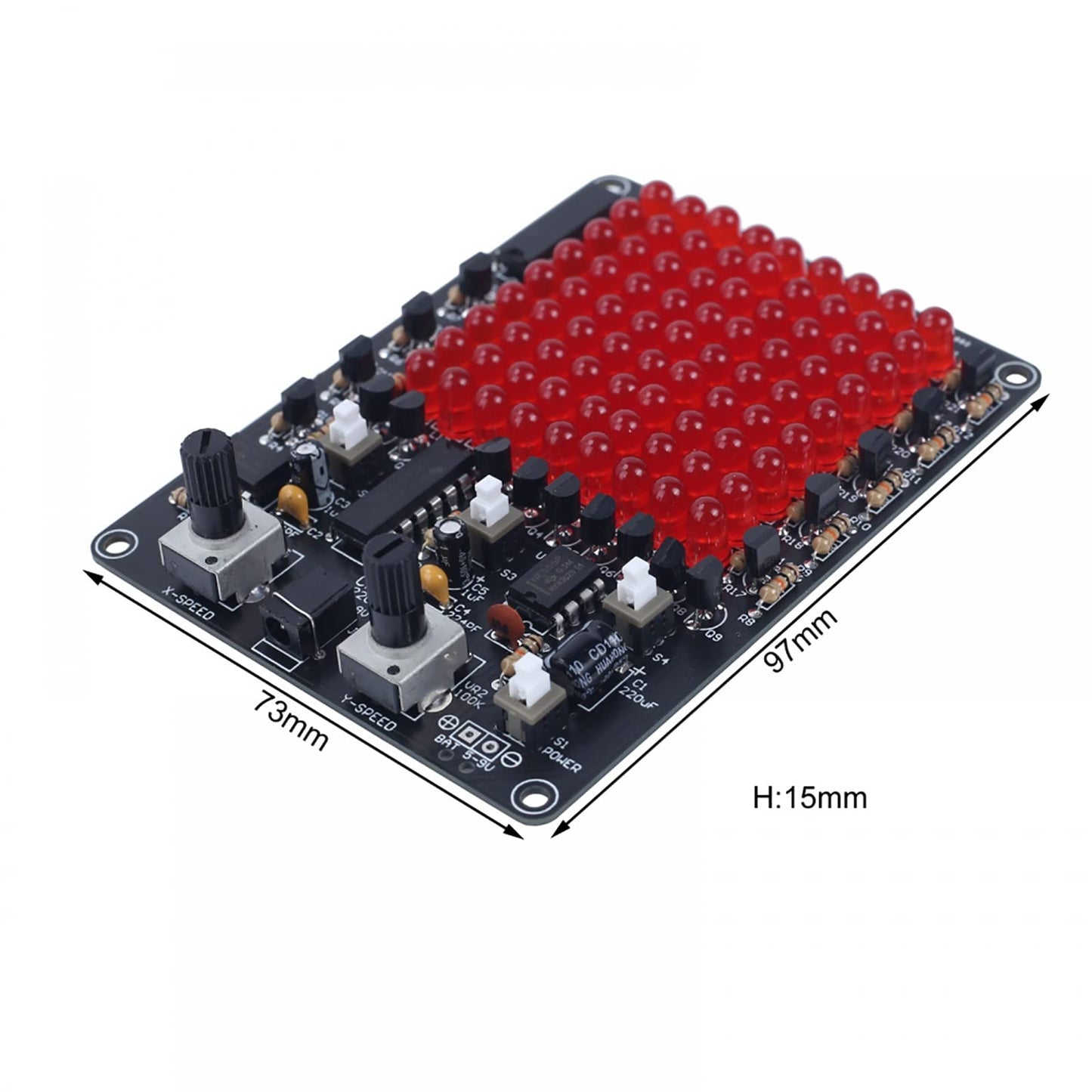IS Soldering Learning Kit with Knob-Control LED Light – Soldering Practice for STEM Learning