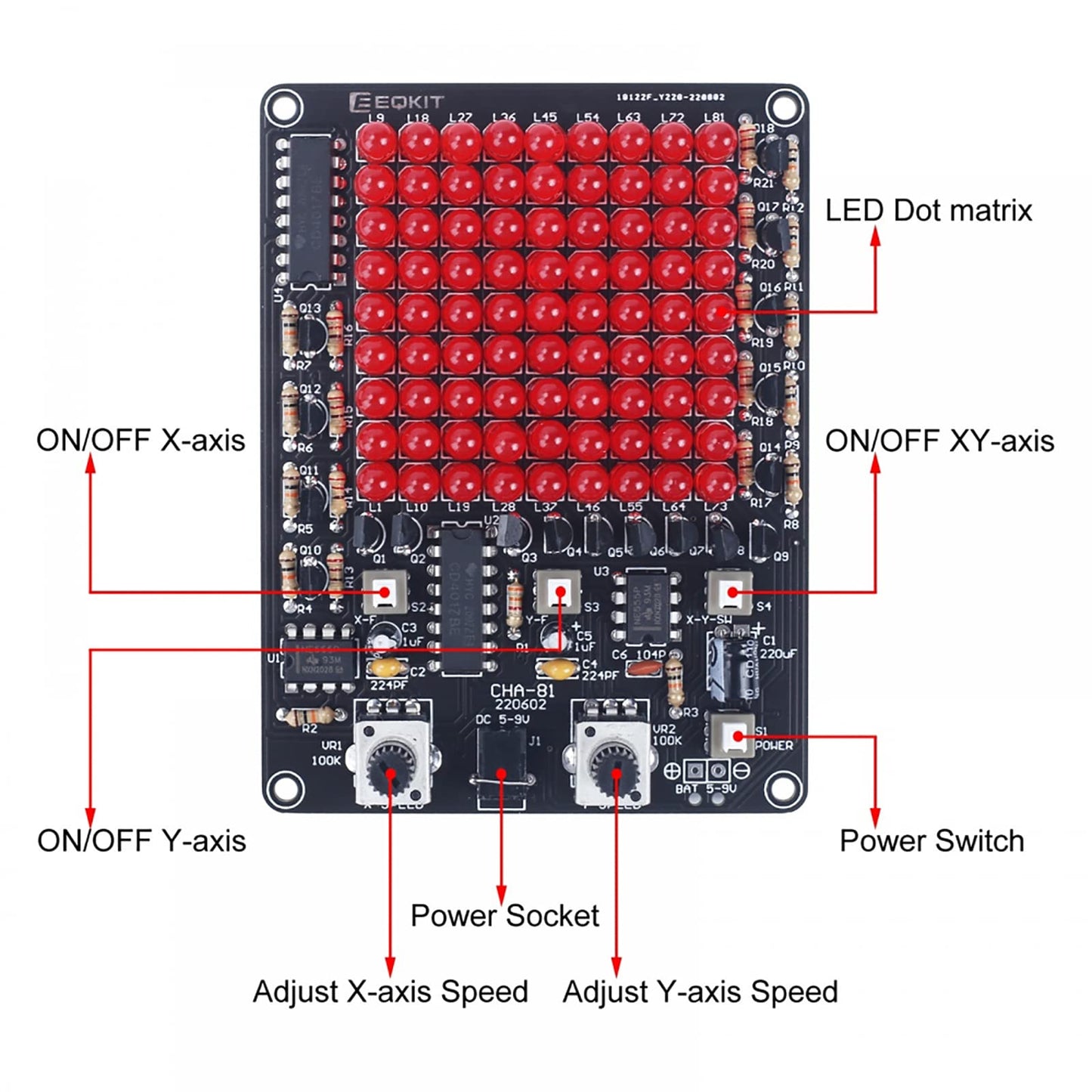 IS Soldering Learning Kit with Knob-Control LED Light – Soldering Practice for STEM Learning