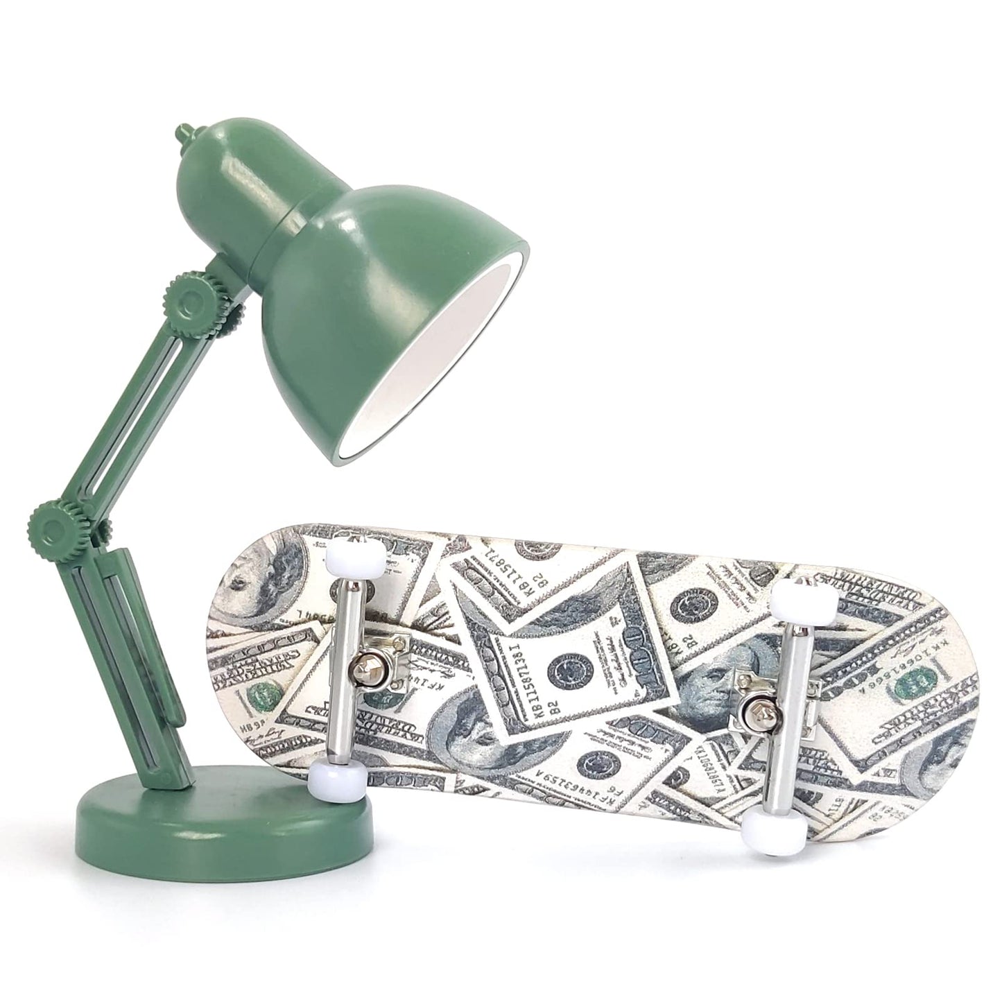 ishrunkthis 100 Dollar Bill 34mm Wooden Pro Fingerboard Complete