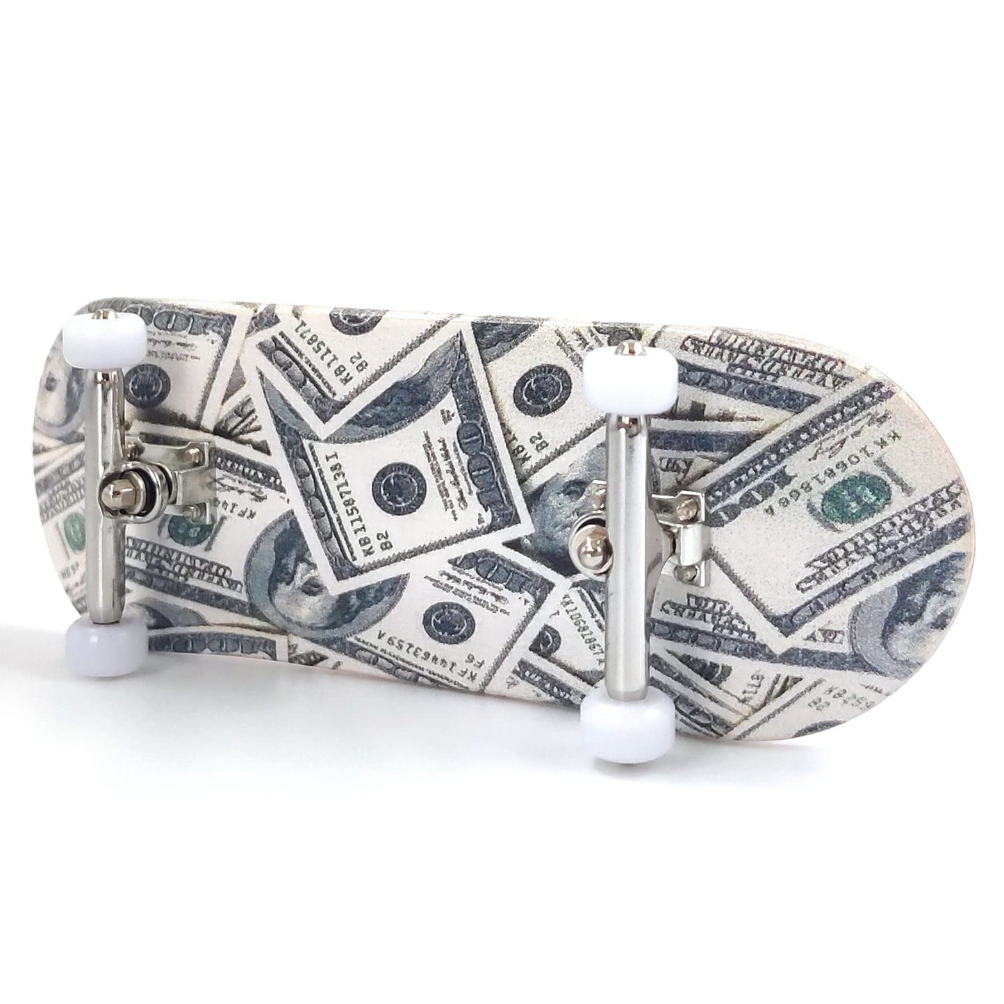 ishrunkthis 100 Dollar Bill 34mm Wooden Pro Fingerboard Complete