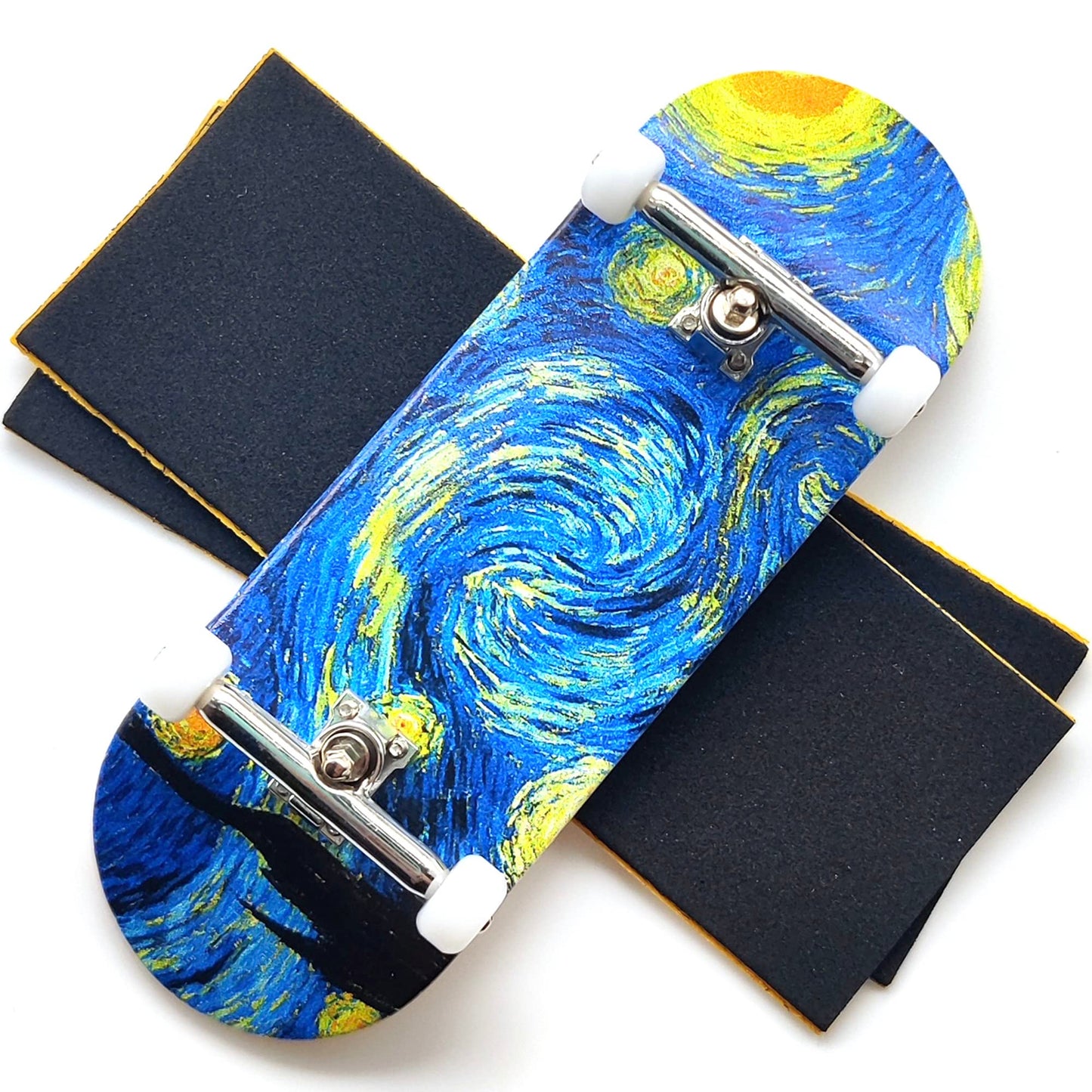 ishrunkthis Starry Night 34mm Wooden Pro Fingerboard Completes | 5-Ply Hardwood