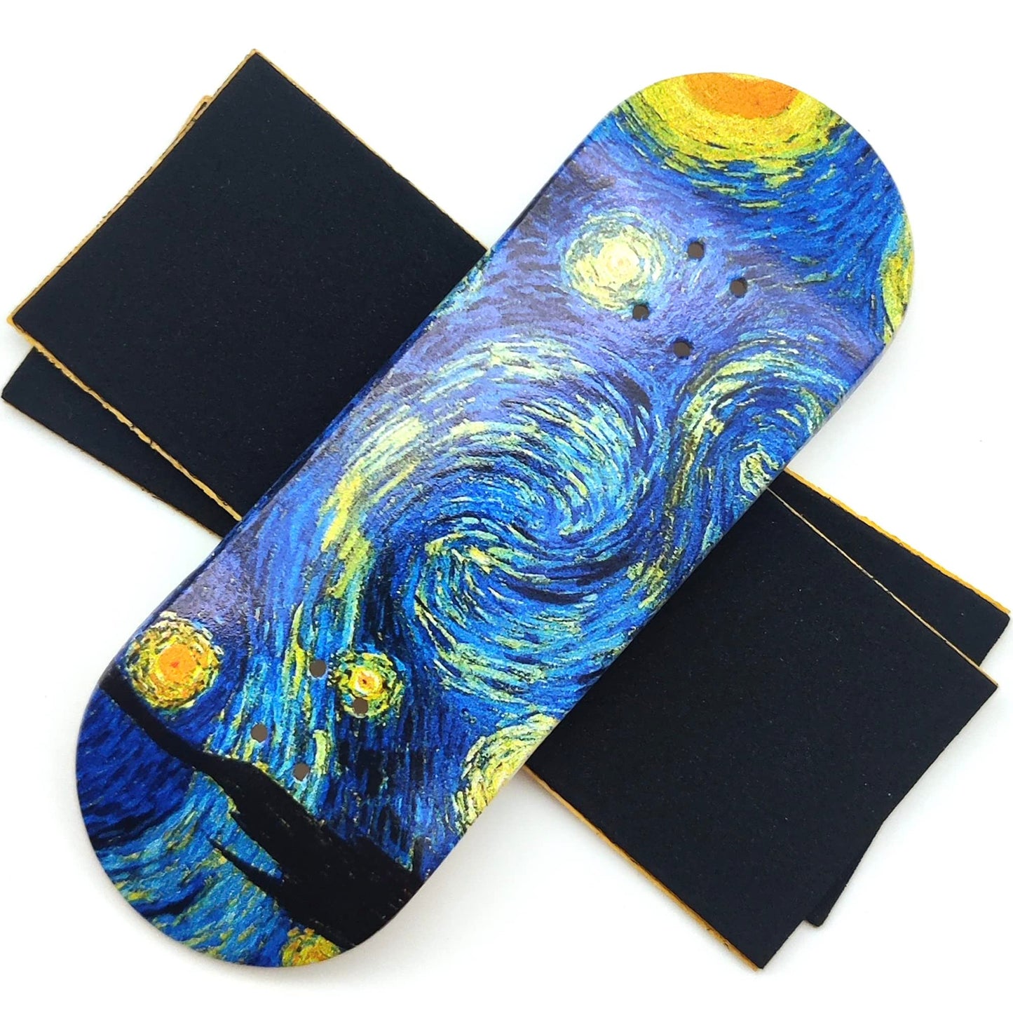 ishrunkthis Starry Night 34mm Wooden Pro Fingerboard Completes | 5-Ply Hardwood