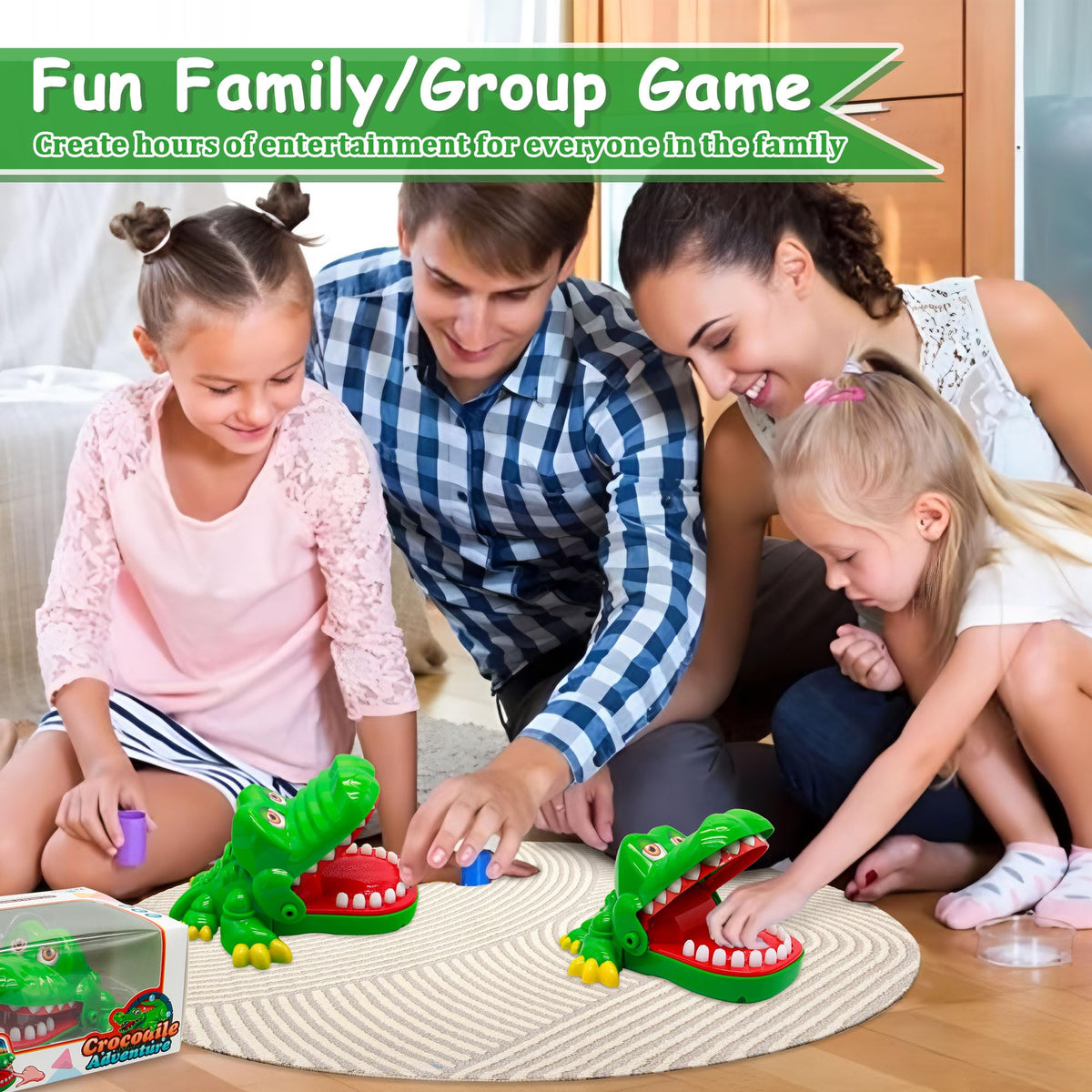 iShyan Crocodile Teeth Toys for Kids | Crocodile Dentist Bite Game – Ages 4+