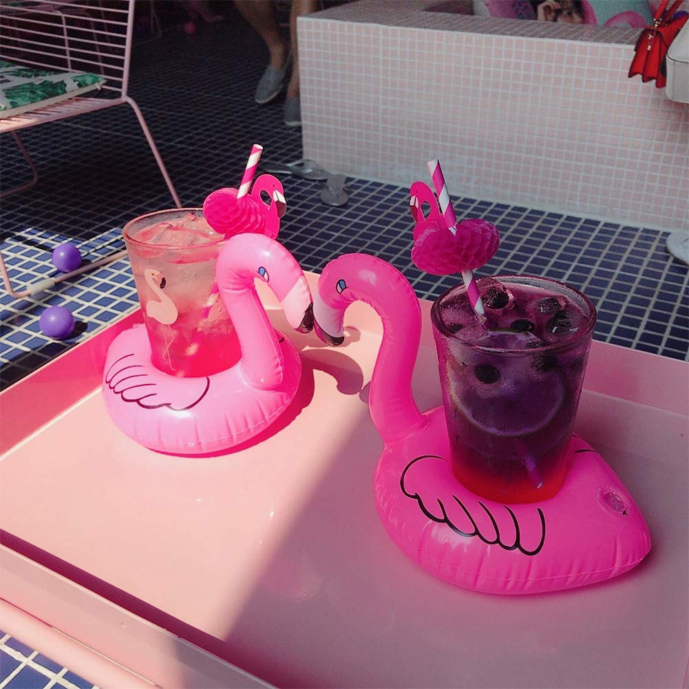 iShyan Inflatable Drink Holder 35 Pack – Fun Pool Floats & Cup Holders for Pool Parties