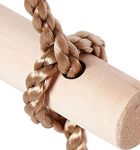 ISOP Rope Ladder 10ft for Swing Sets – Indoor/Outdoor Treehouse Climbing Toy
