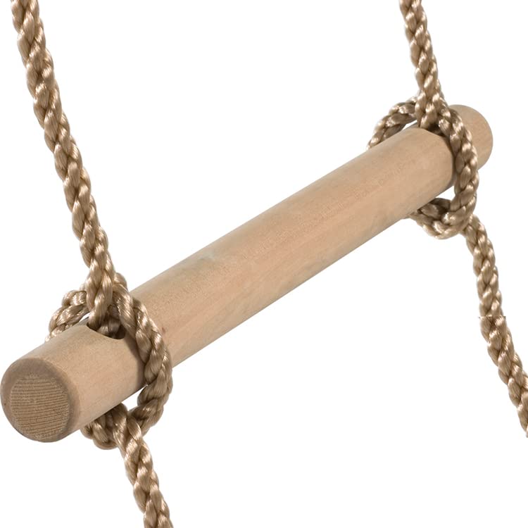 ISOP Swedish Wall Rope Ladder 6.5 ft – Kids Climbing Rope Ladder for Backyard Play