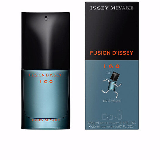 Issey Miyake Fusion d'Issey IGO Eau de Toilette 80ml Spray + 20ml Cap To Go Men's Fragrance