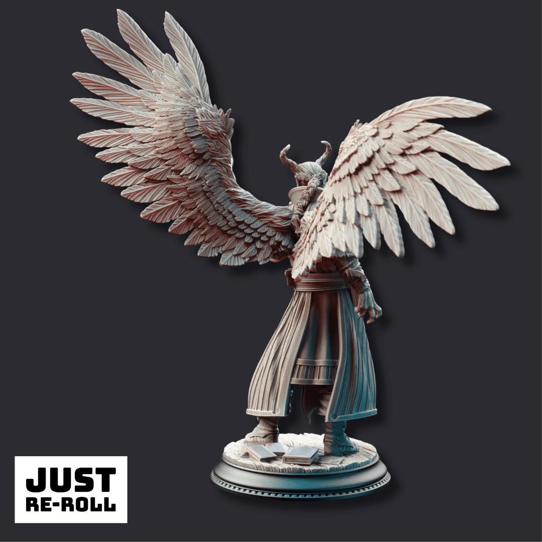 Istar the Redeemer Nosmeni Divine Soul Sorcerer - 3D Printed Sorcerer Character Miniature