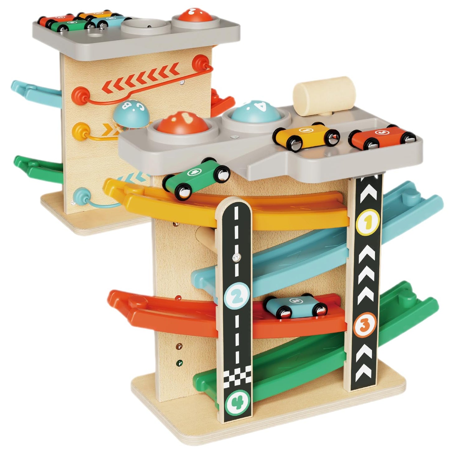 Itainq 2-in-1 Montessori Toddler Toy for 1-2 Year Olds | Early Learning Gift