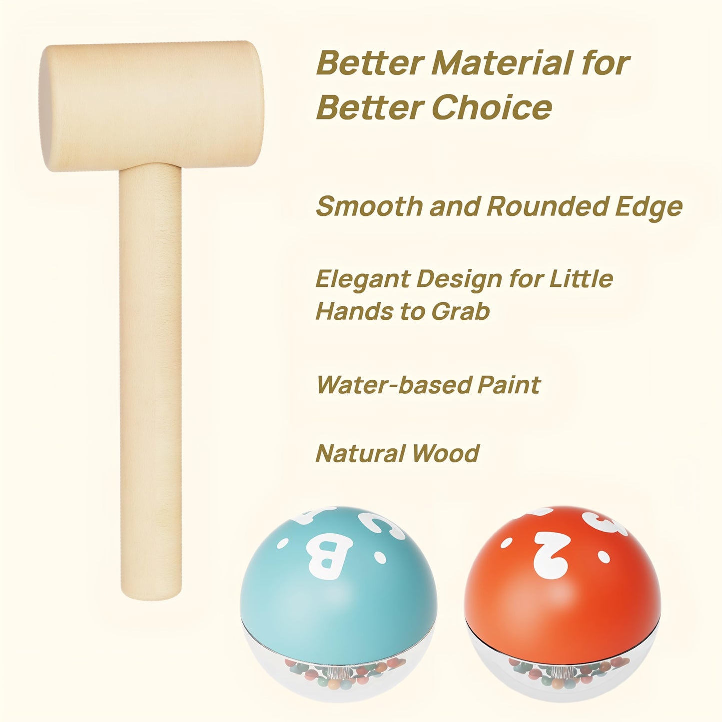 Itainq 2-in-1 Montessori Toddler Toy for 1-2 Year Olds | Early Learning Gift