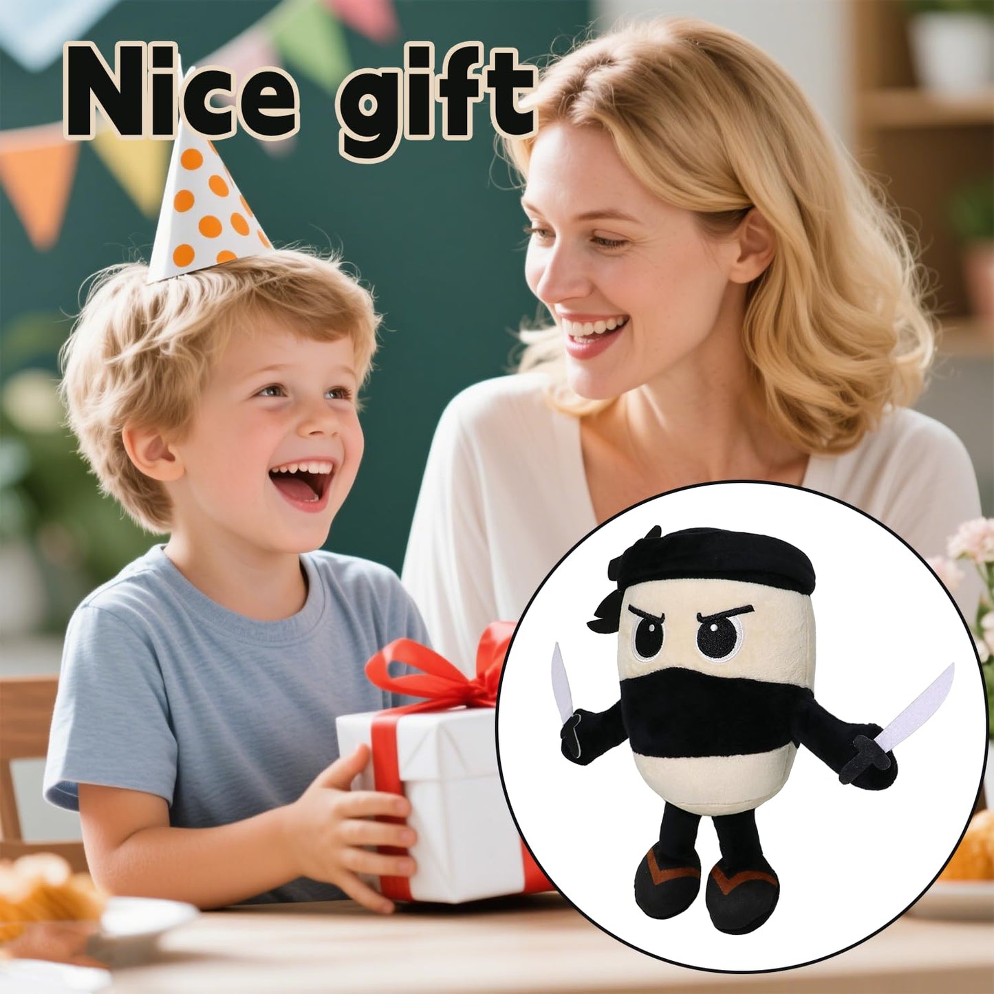 Italian Brainrot Plush – 9.8-inch Cappuccino Assassino, Cute Stuffed Toy