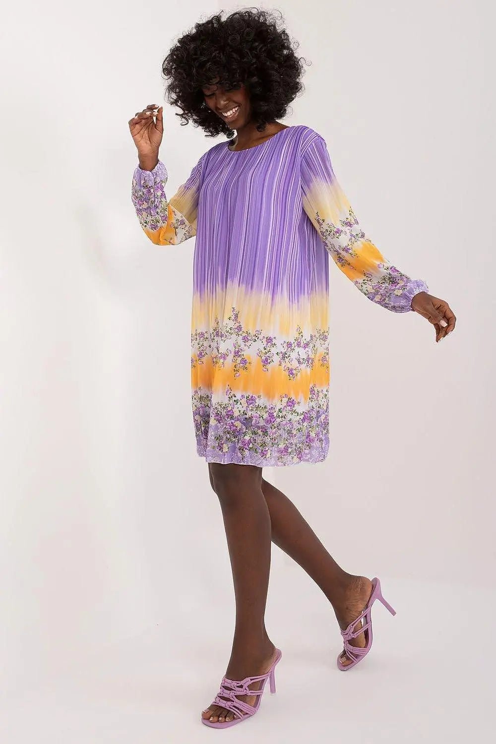 Italy Moda Colorful Printed Daydress