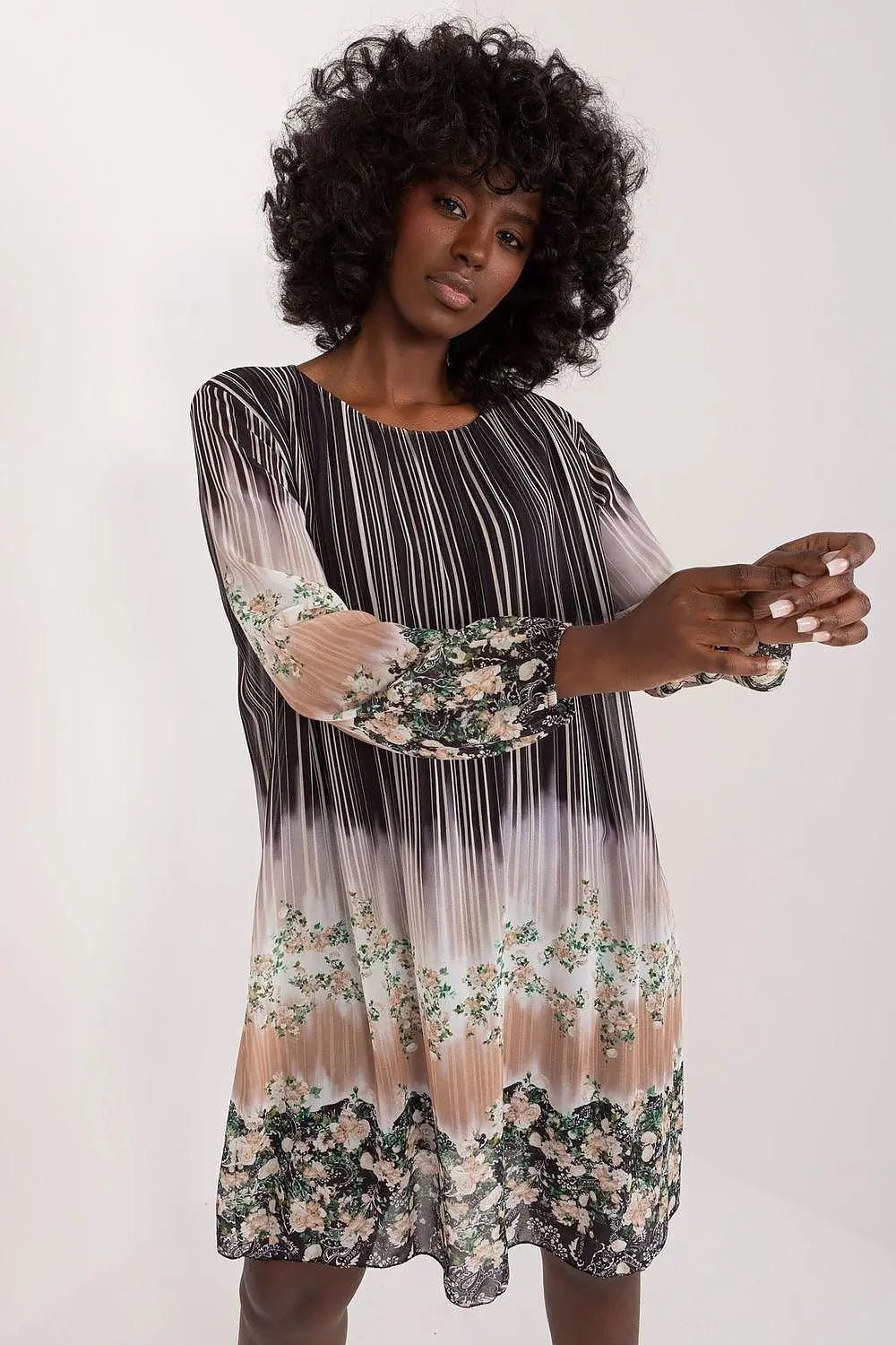 Italy Moda Colorful Printed Daydress