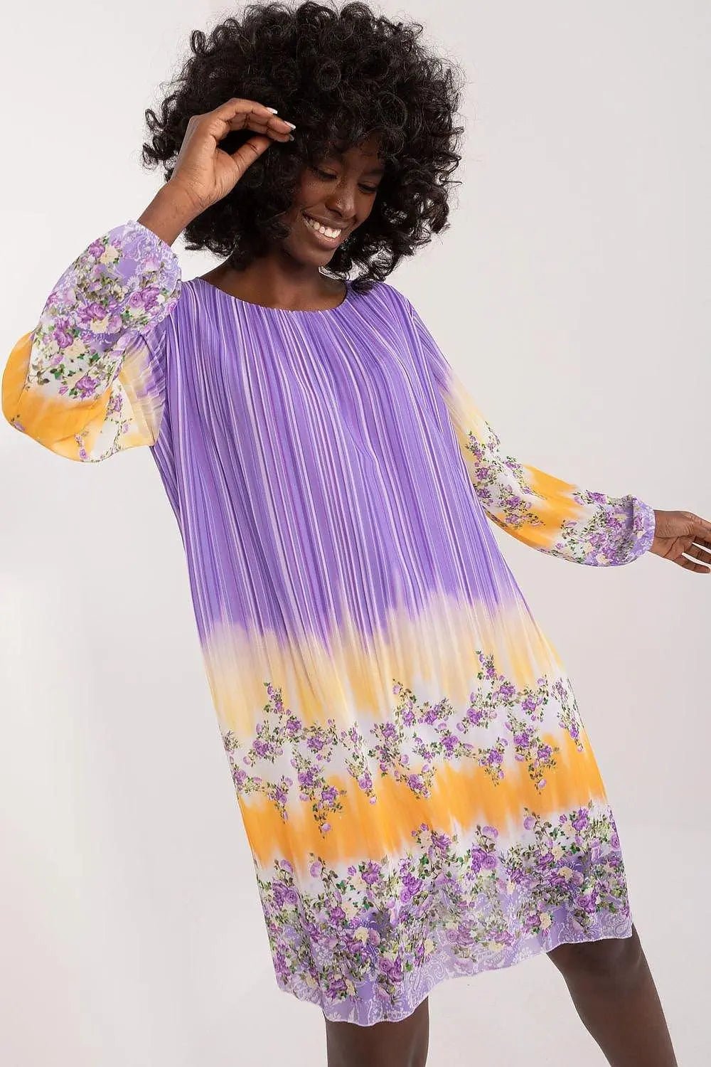Italy Moda Colorful Printed Daydress