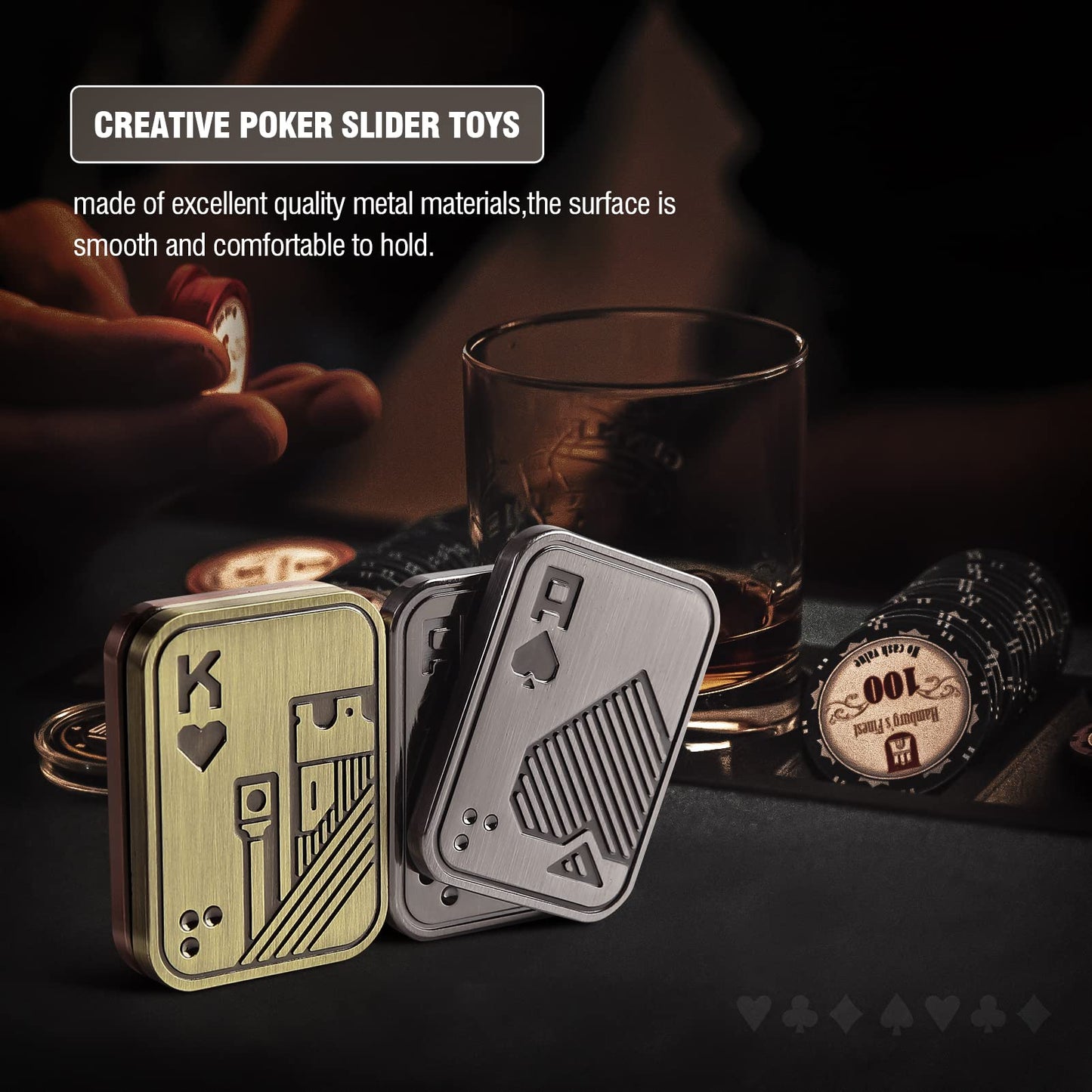 ITOKEY Metal Fidget Slider – Magnetic EDC Toy for Anxiety and Focus