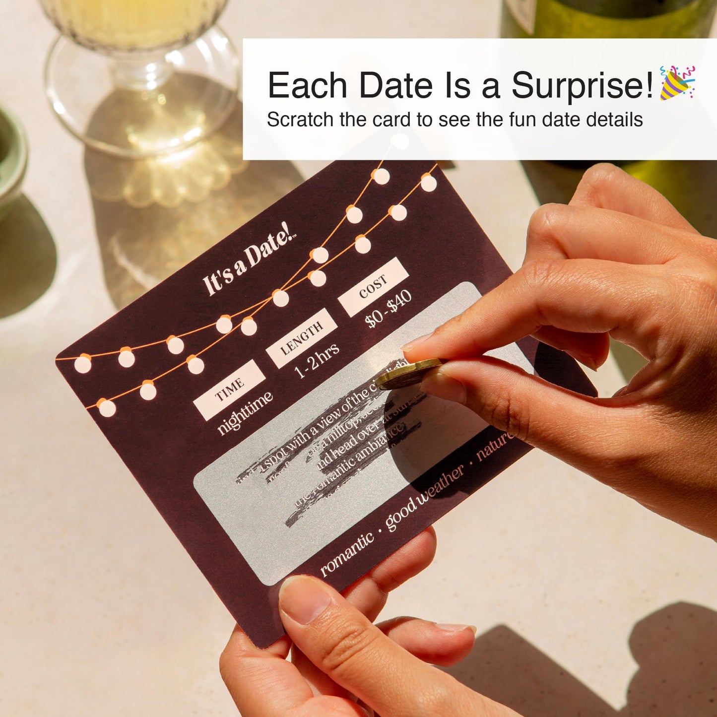 It's a Date! 40 Fun & Romantic Scratch-Off Date Night Ideas for Couples