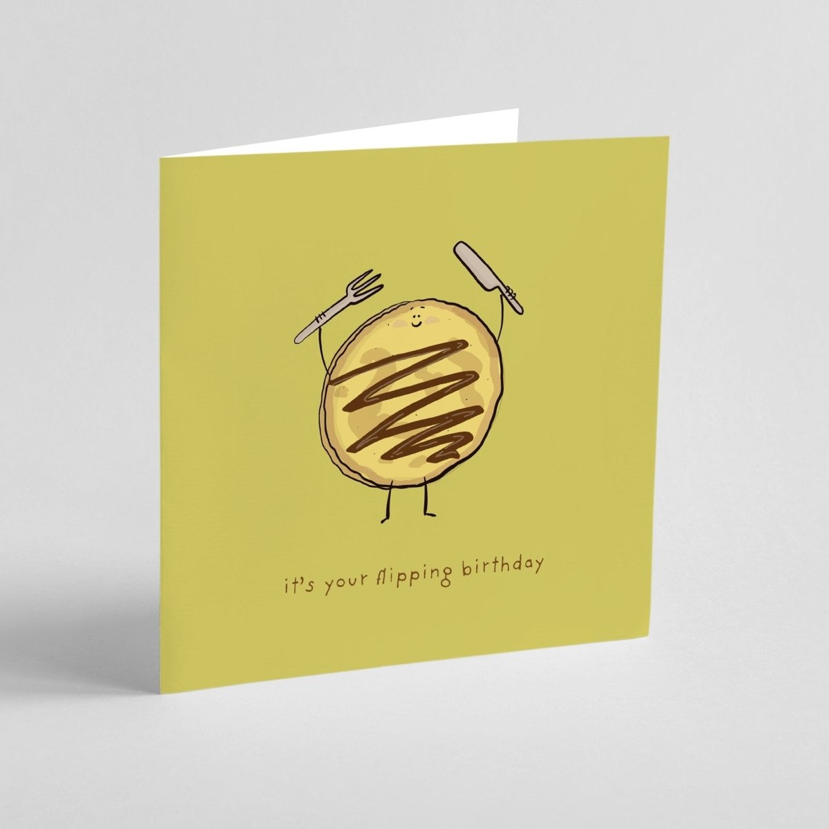 It's Your Flipping Birthday Pancake Greeting Card