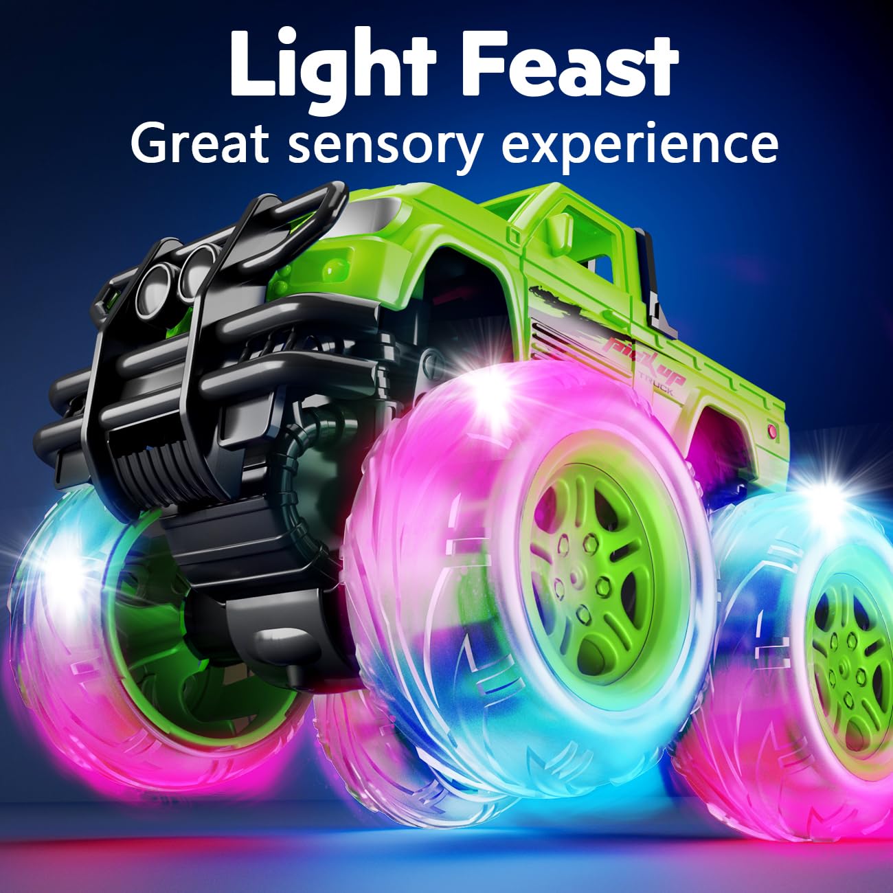 iValea Monster Trucks: Light-Up Wheels and Demolition Doubles Battle Pack