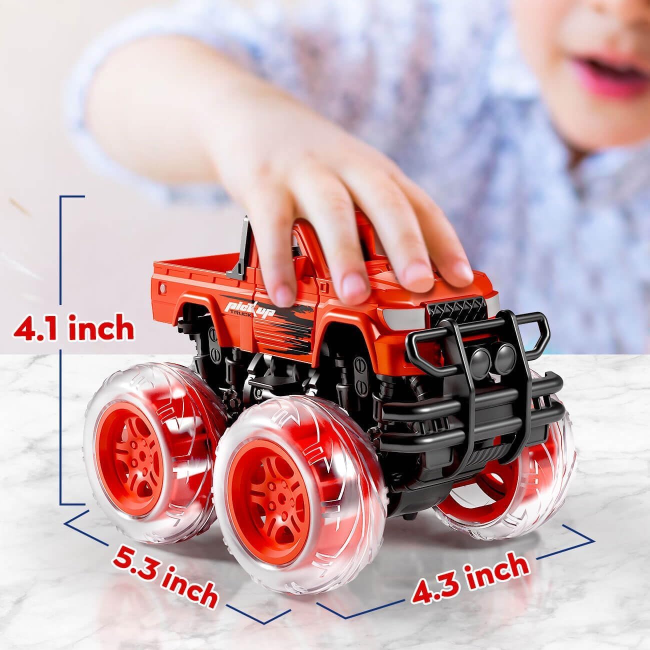 iValea Monster Trucks: Light-Up Wheels and Demolition Doubles Battle Pack