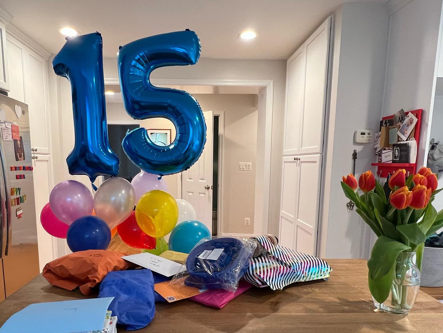 IWERP Navy Blue 40-Inch Number 15 Balloon – 15th Birthday Decorations