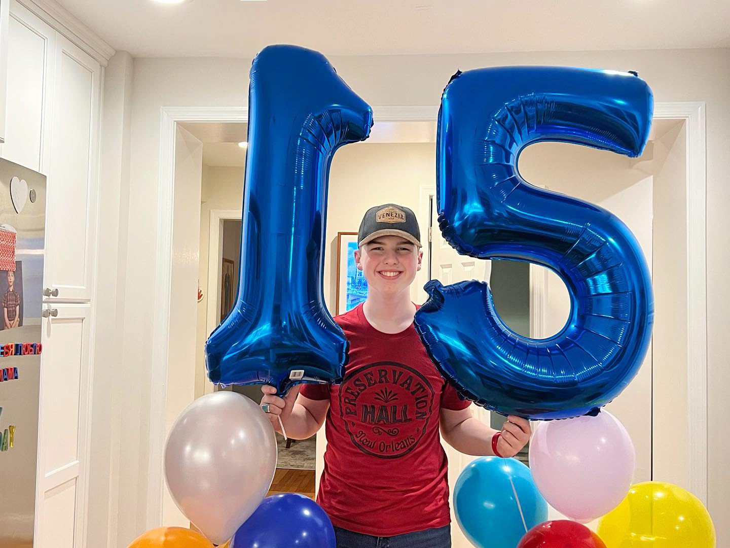 IWERP Navy Blue 40-Inch Number 15 Balloon – 15th Birthday Decorations