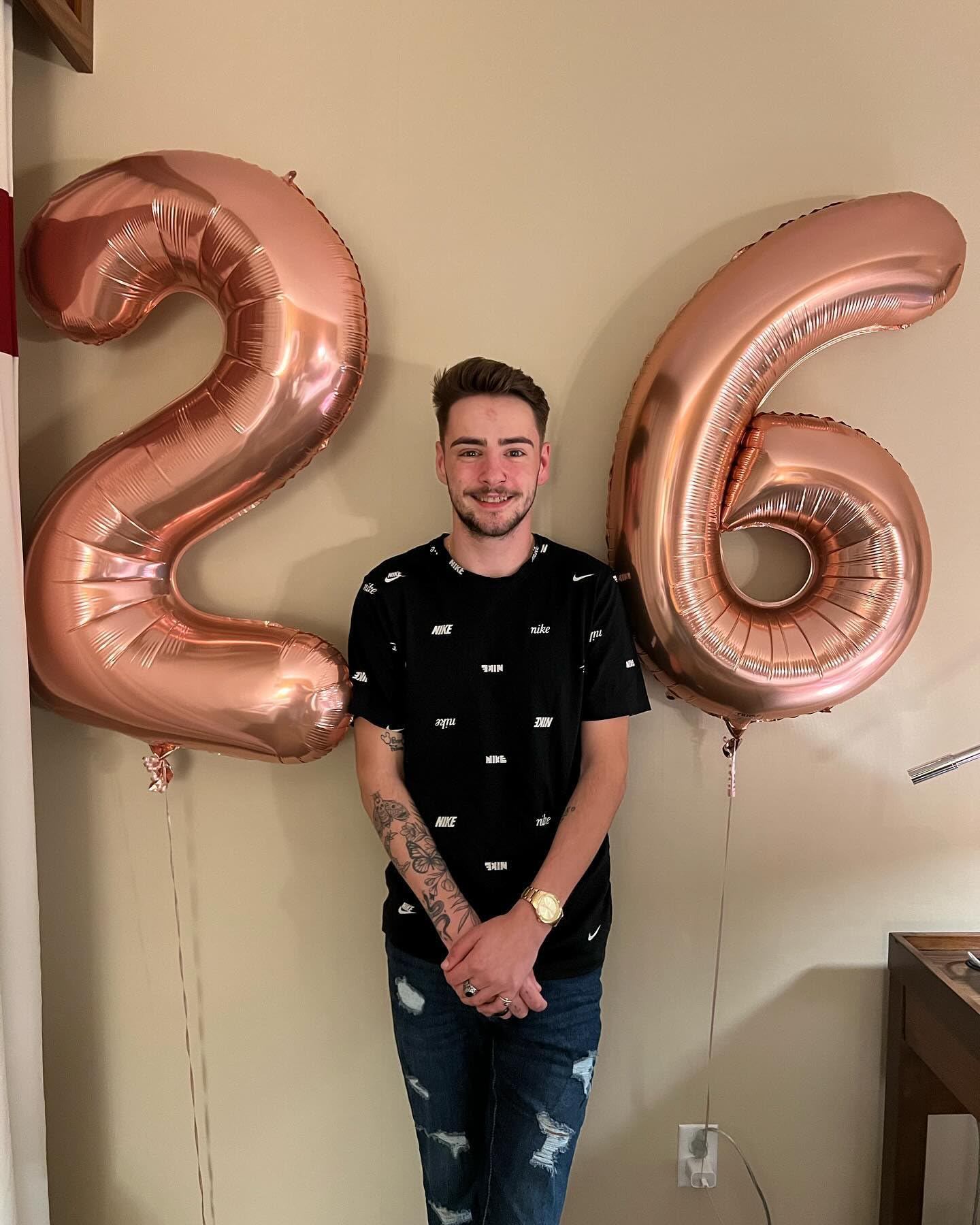 IWERP Rose Gold Number 16 Balloon, 40 Inch - 16th Birthday Decorations for Girls & Boys