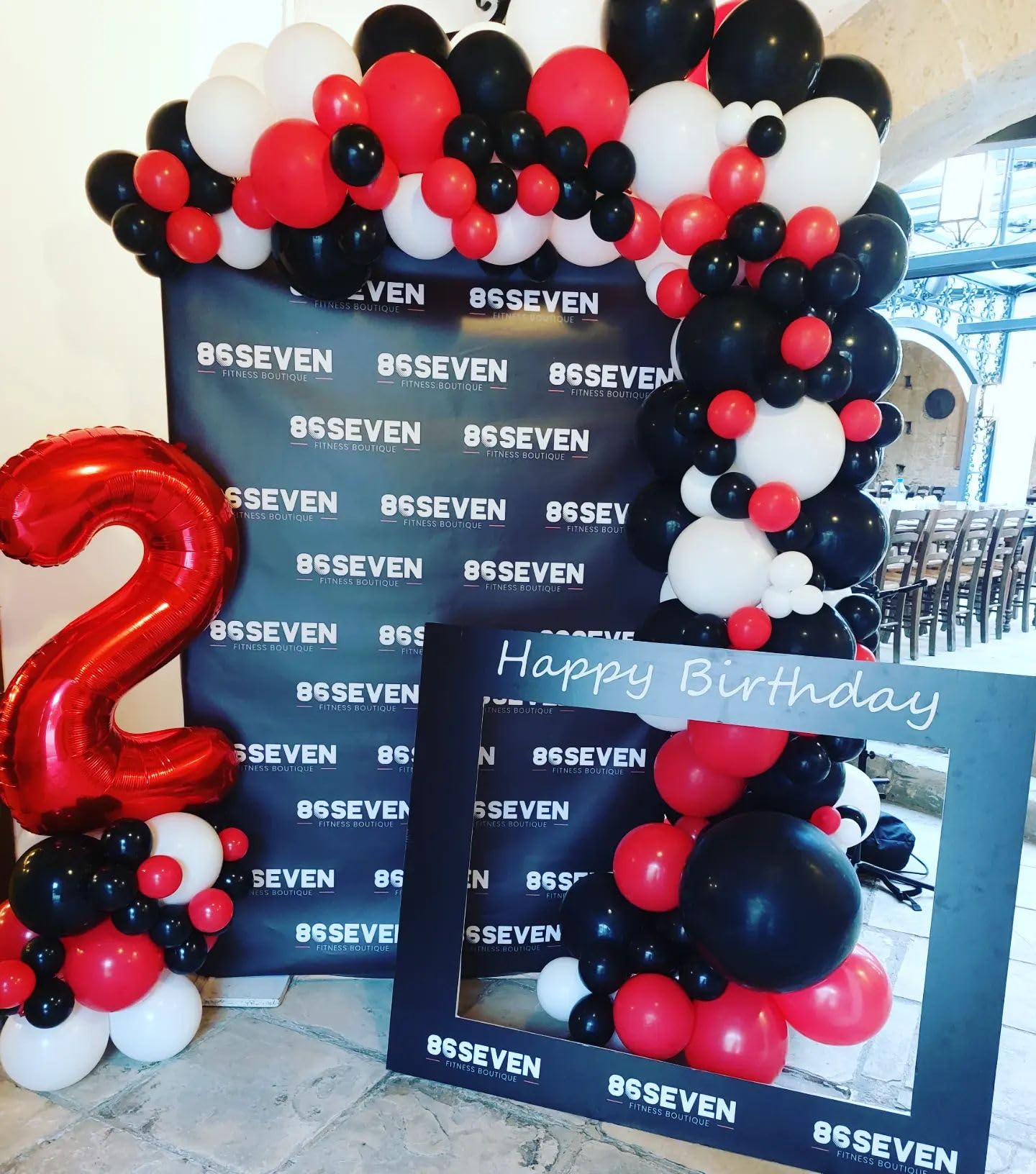 IWERP 40th Birthday Balloon – Red 40-Inch Number Balloon for Milestones