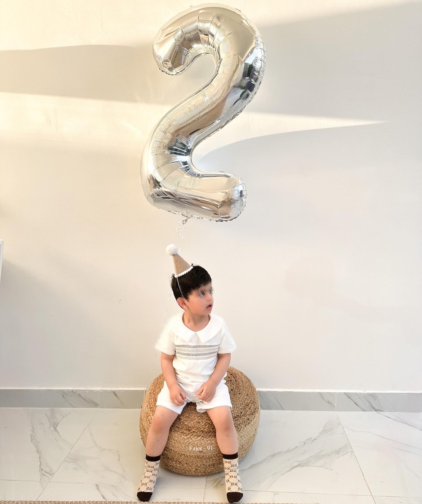 IWERP Silver Number 2 Balloon 40 Inch – 2nd Birthday Party Decor