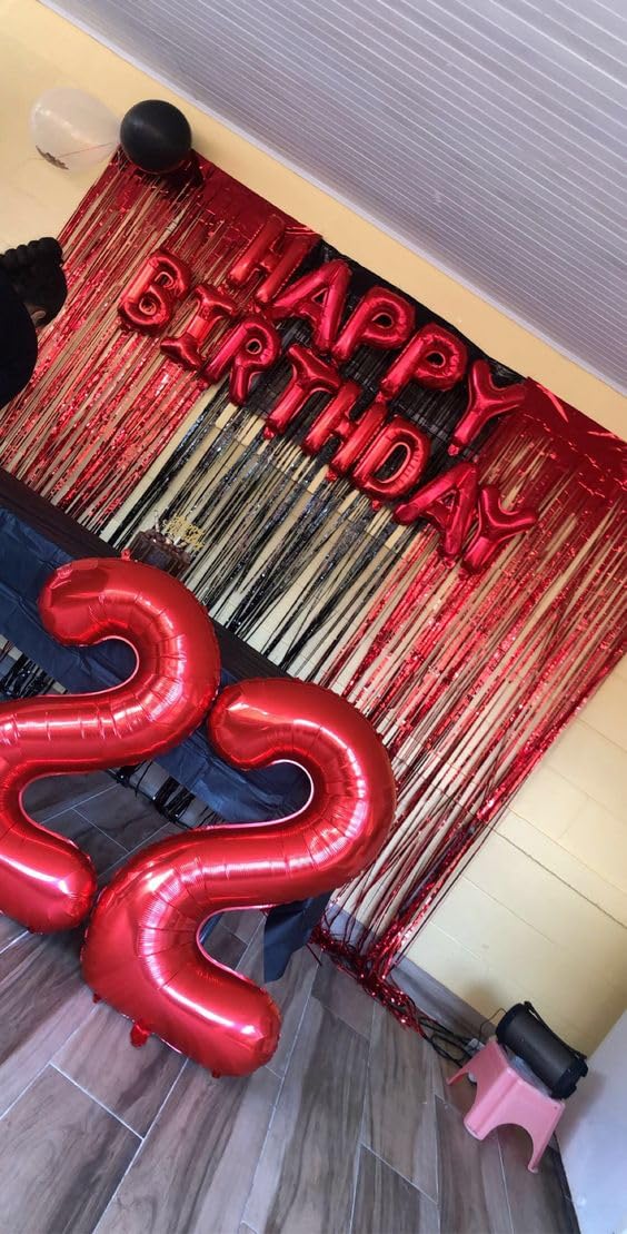 IWERP 13 Balloon Number – 40-Inch Red for 13th Birthday & 31st Anniversary Decor