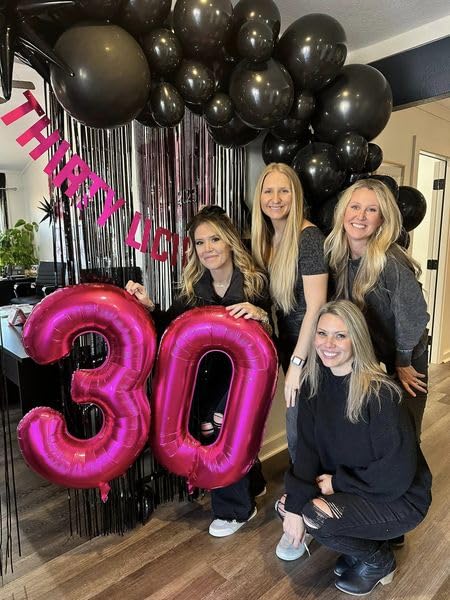 IWERP 40 Balloon Hot Pink – 40-Inch Number Balloon for 40th Birthday & Anniversary