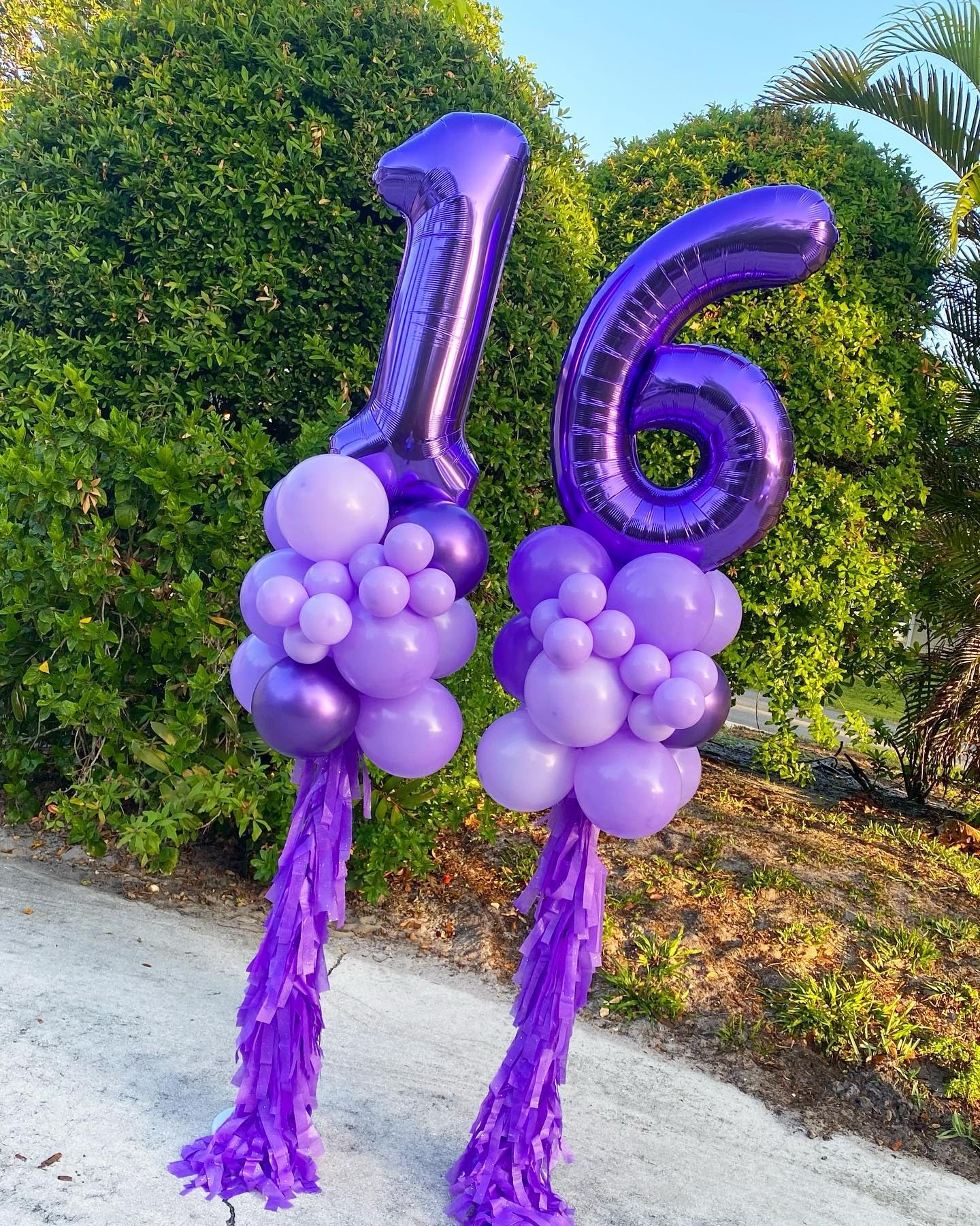 IWERP Purple Number 7 Balloon - 40-Inch | 7th Birthday Decorations