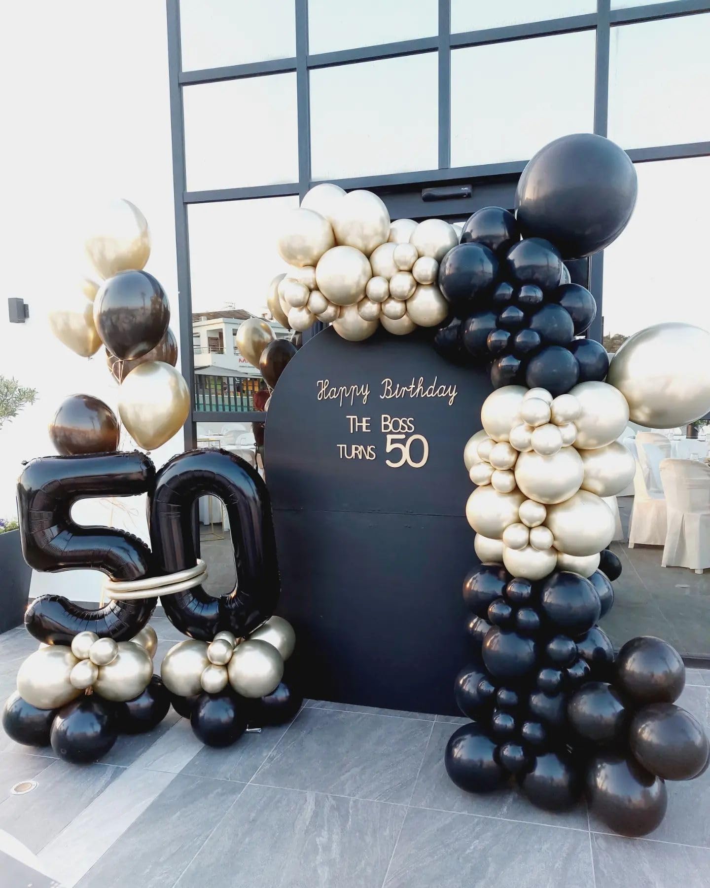 IWERP Black Number 40 Balloon – 40-Inch 40th Birthday Decorations