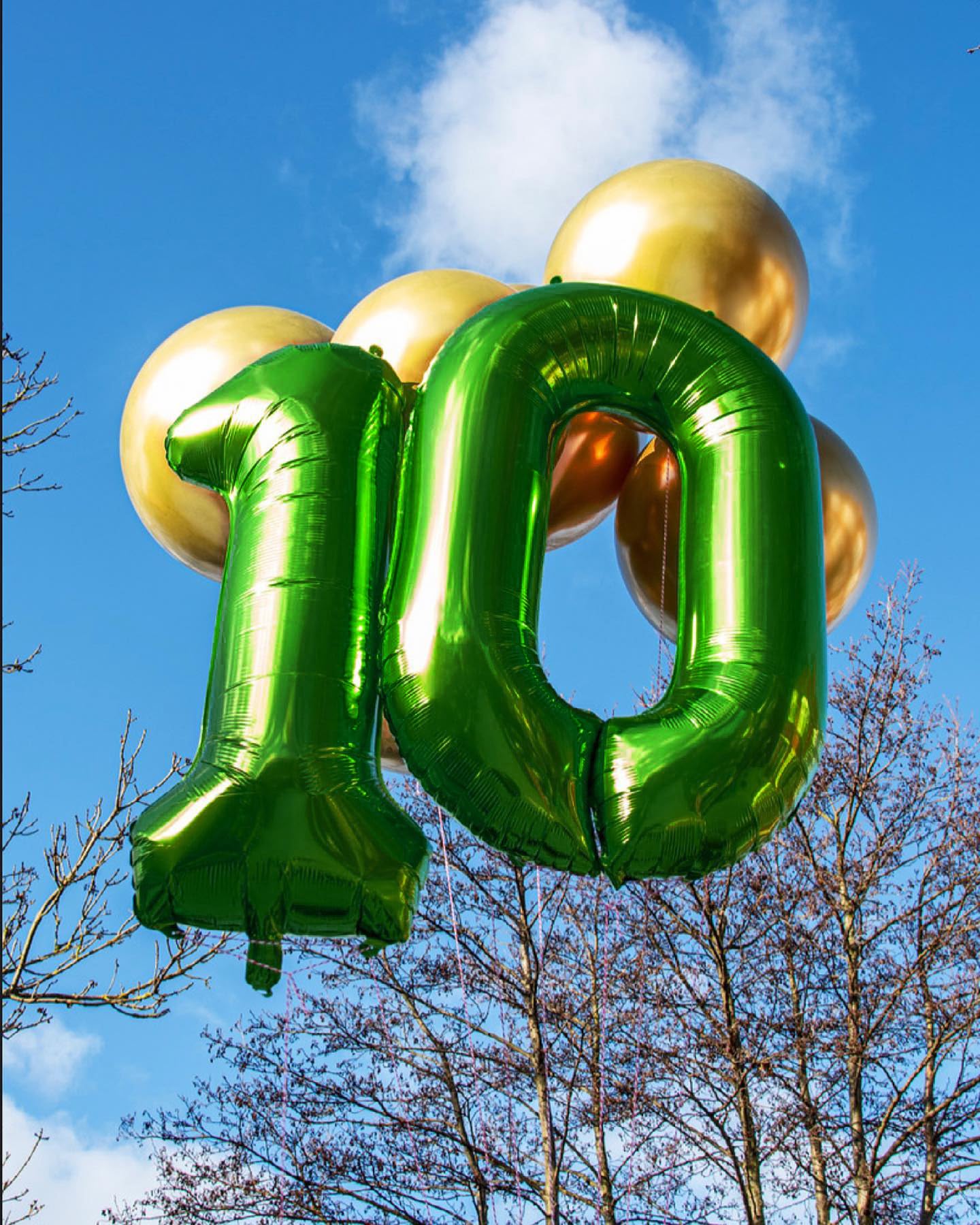 IWERP Green Number 20 Balloon – 40 Inch 20th Birthday & St. Patrick's Day Decor