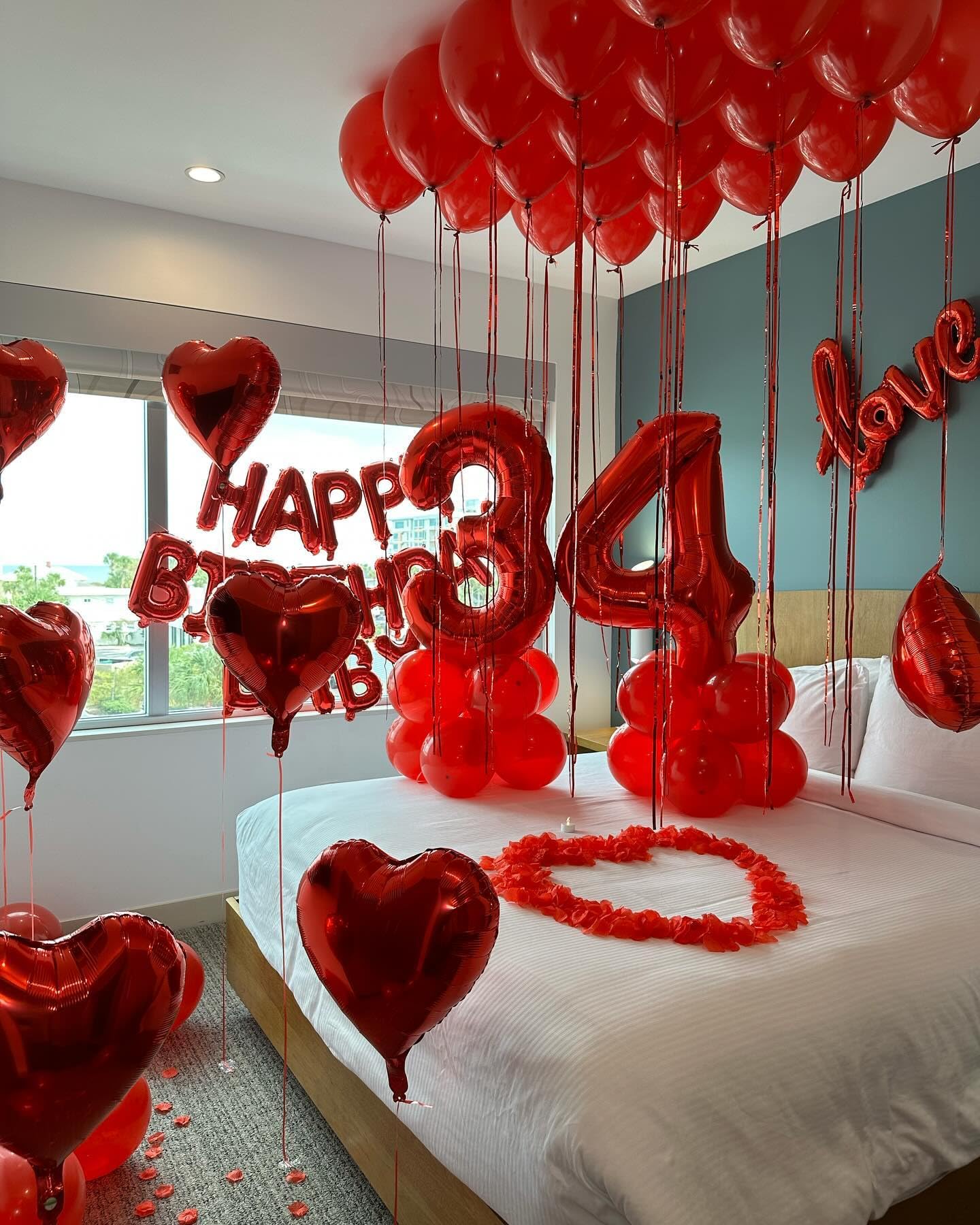 IWERP Red Number 19 Balloon – 40 Inch 19th Birthday Decor