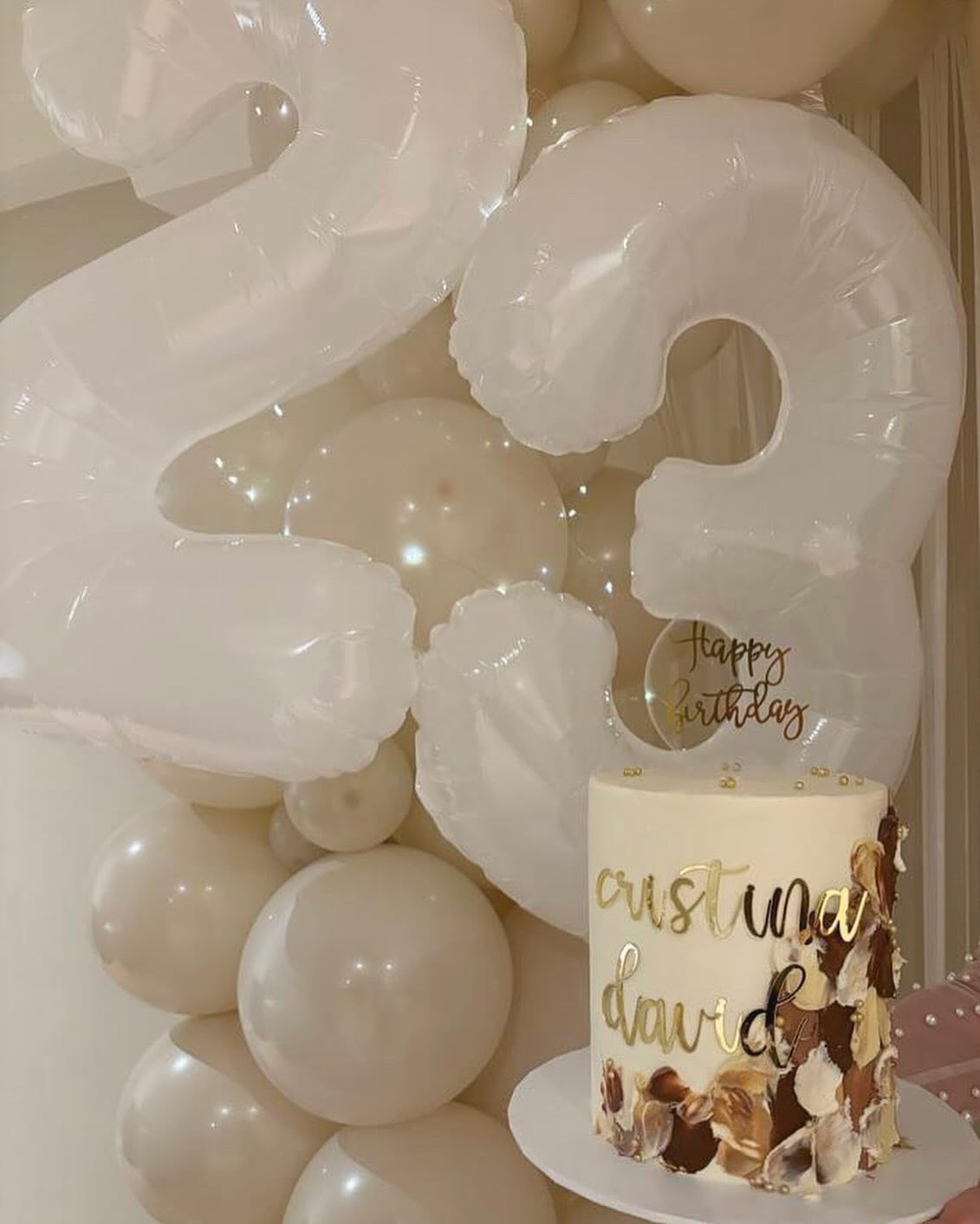 IWERP White Number 3 Balloon 40 Inch – 3rd Birthday Party Decor