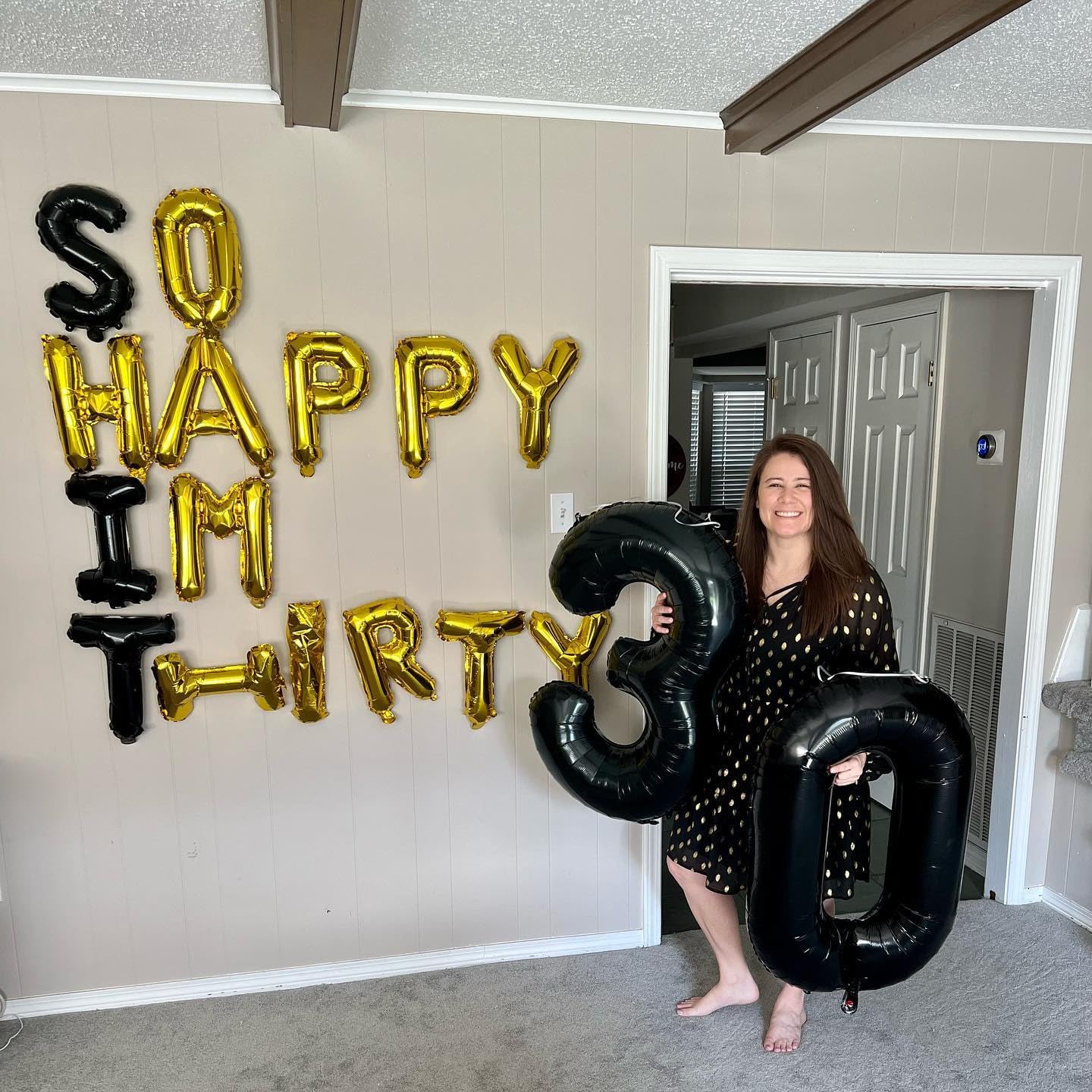 IWERP Black 50th Birthday Balloon – 40-Inch Number Balloon for Milestones