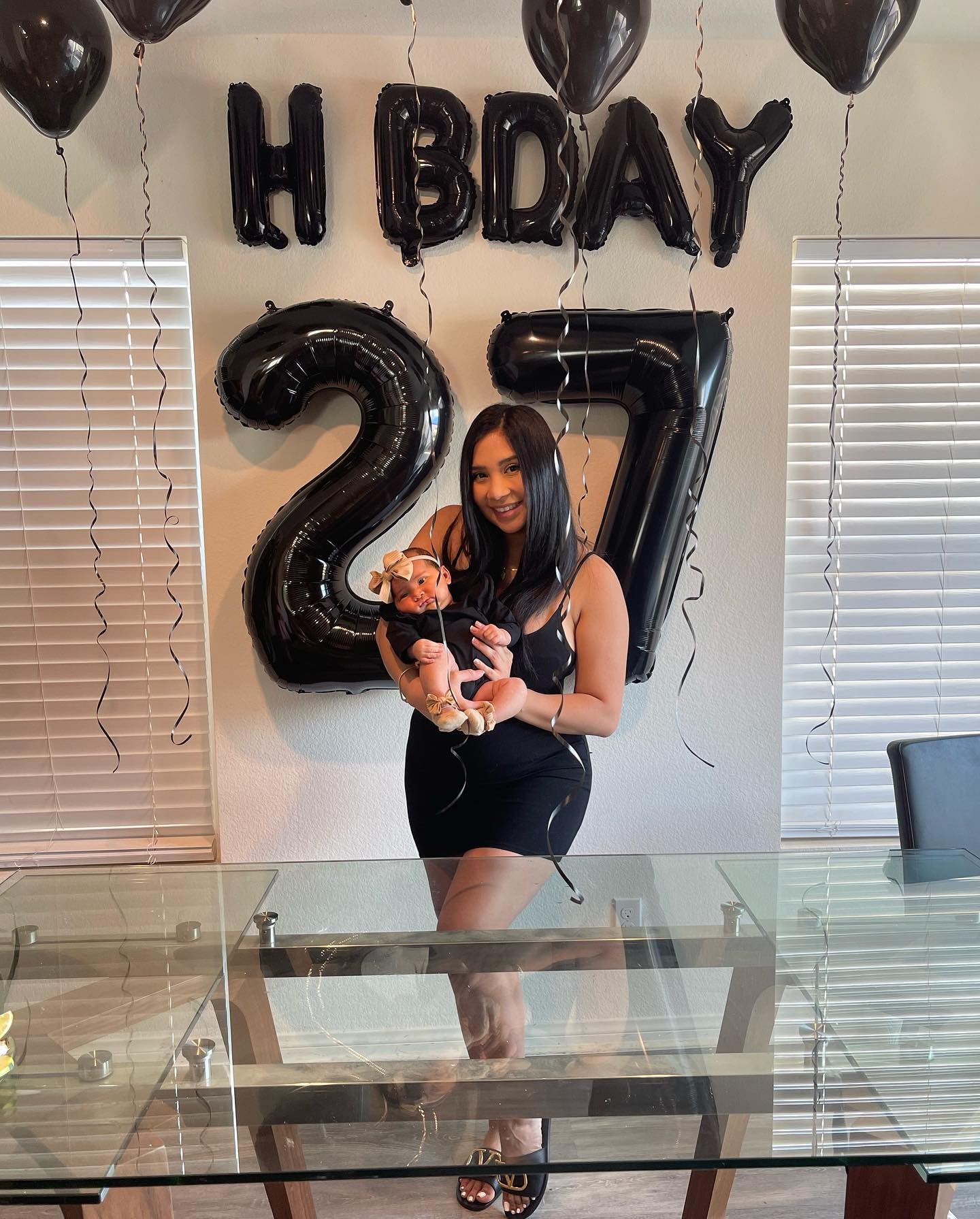 IWERP Black 40-Inch Number 7 Balloon – 7th Birthday Decorations