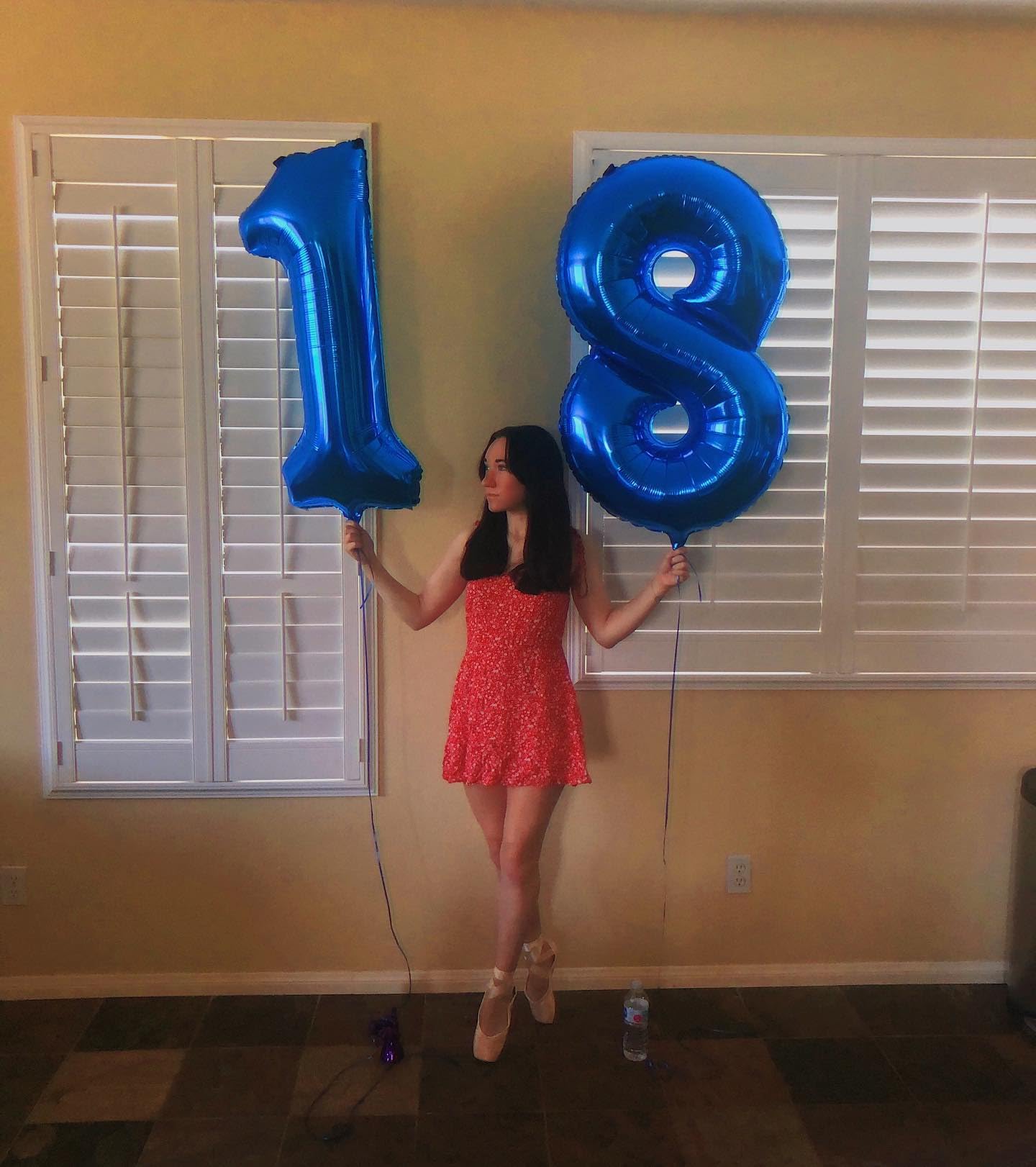 IWERP Navy Blue 18 Balloon – 40-Inch Number Balloon for 18th Birthday Party