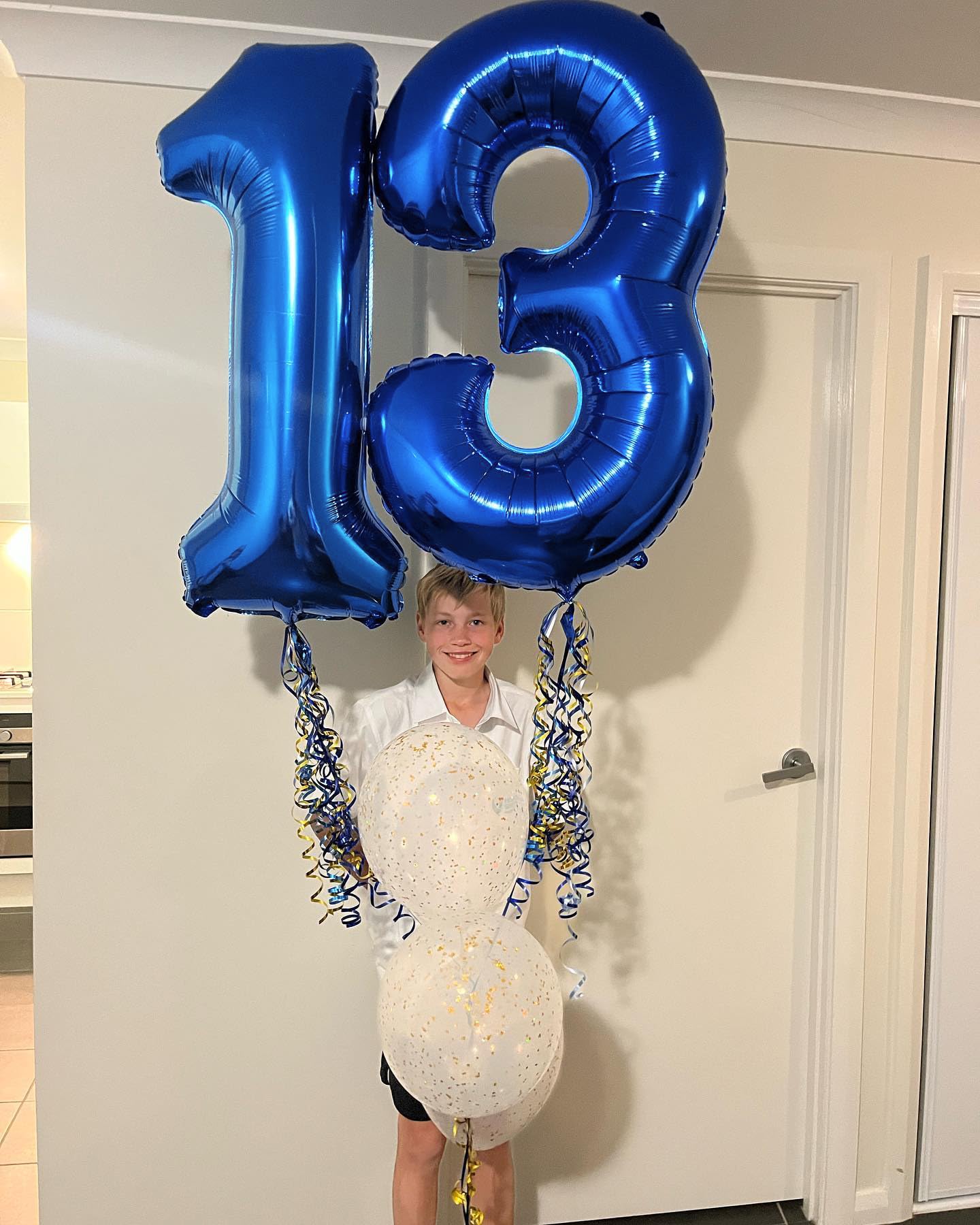 IWERP Navy Blue 30 Balloon - 40-Inch Number Balloon for 30th Birthday Party Decor
