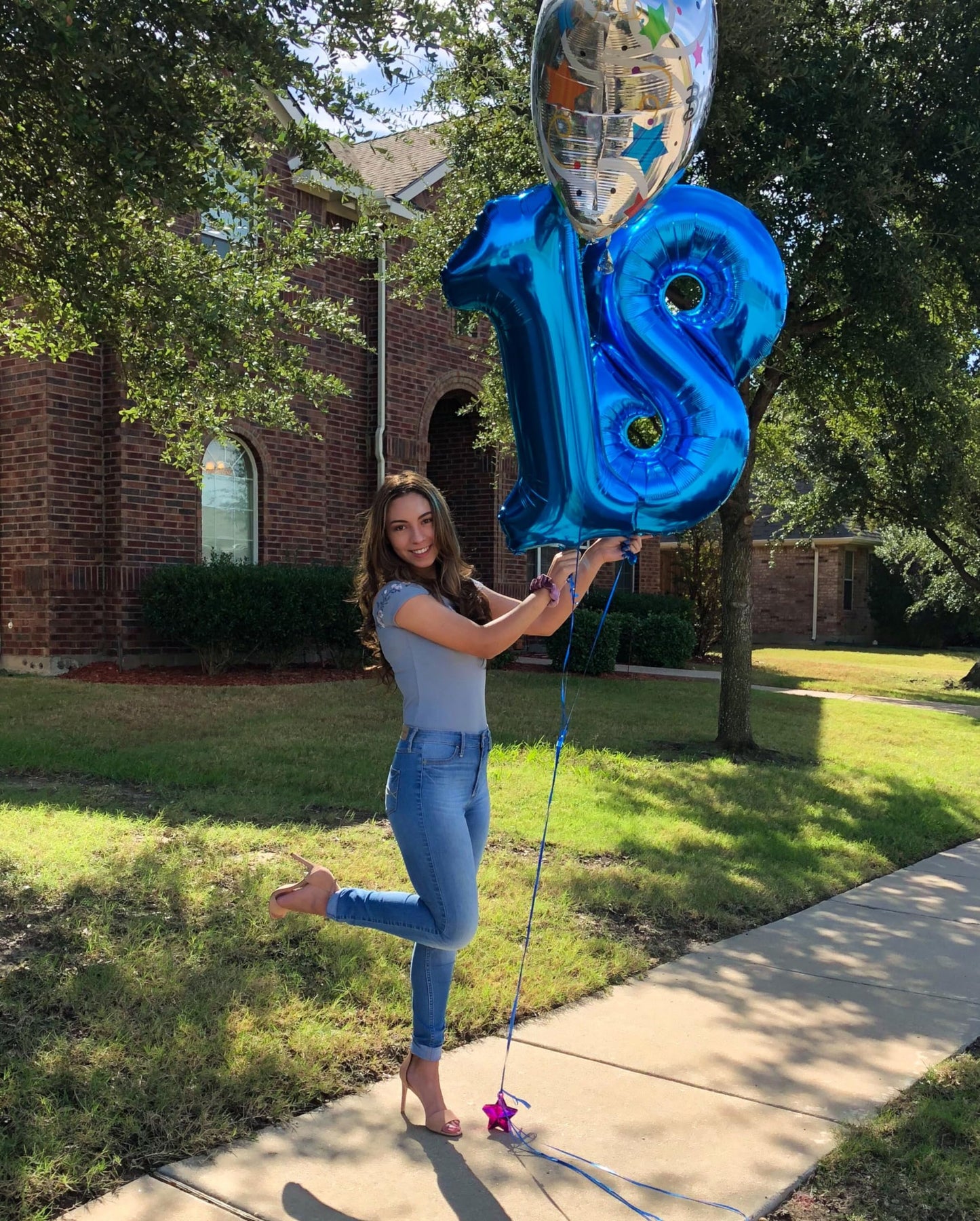 IWERP Navy Blue 40-Inch 80th Birthday Number Balloon – 80 Balloon Foil Decor