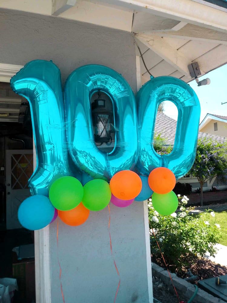 IWERP 8 Balloon - 40-Inch Blue Number Balloon for 8th Birthday Parties