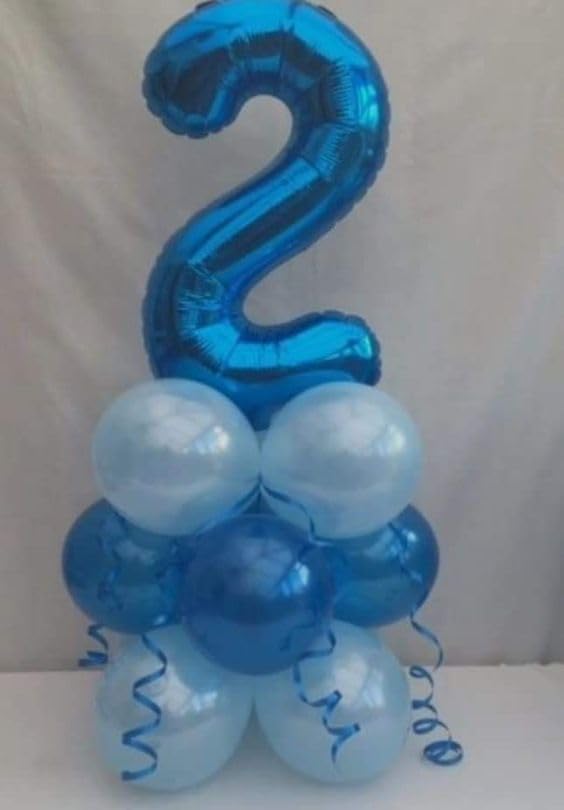 IWERP Navy Blue 40-Inch 3 Balloon – Number Balloon for 3rd Birthday Decorations