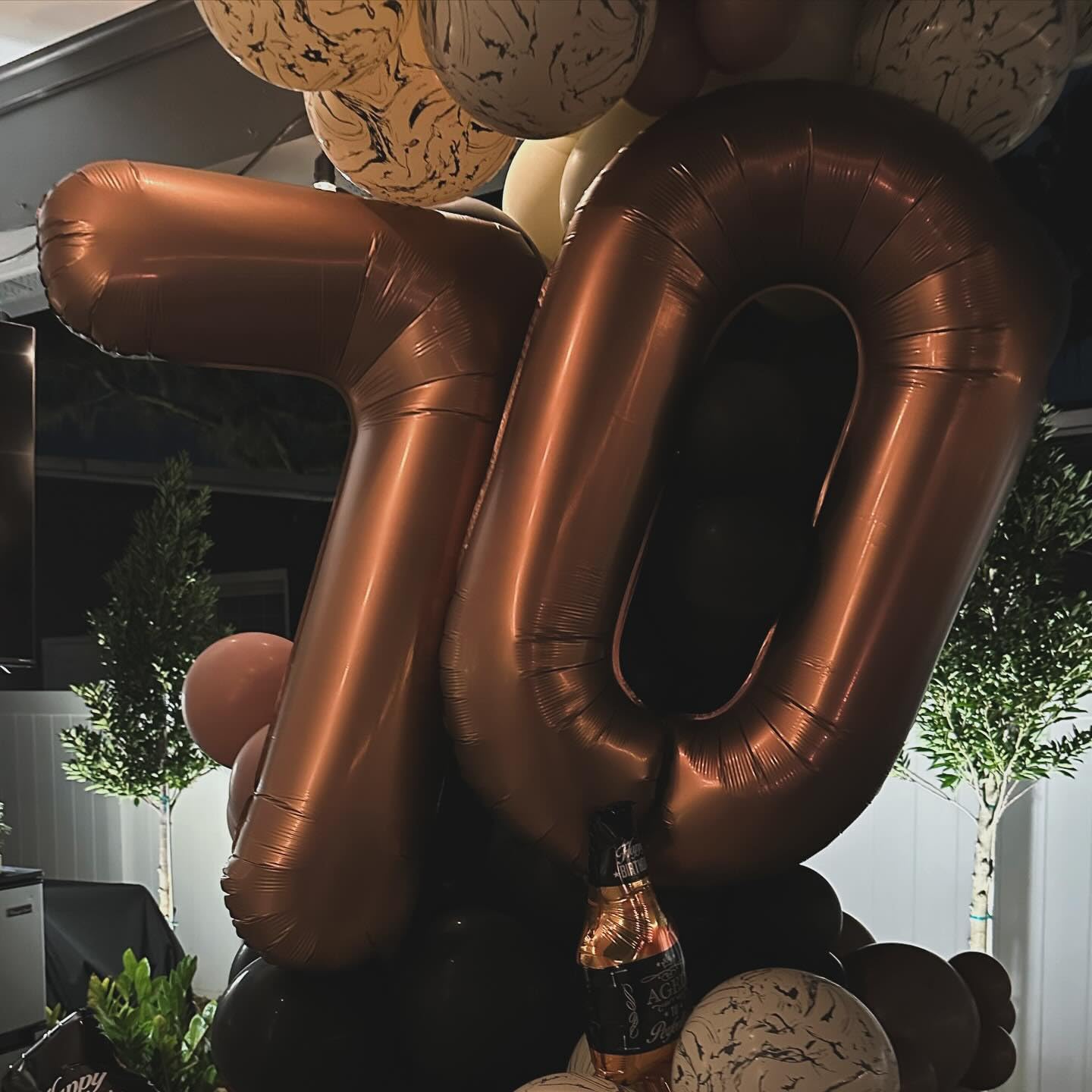 IWERP Coffee Brown 40 Inch Number 5 Balloon – 5th Birthday Decorations