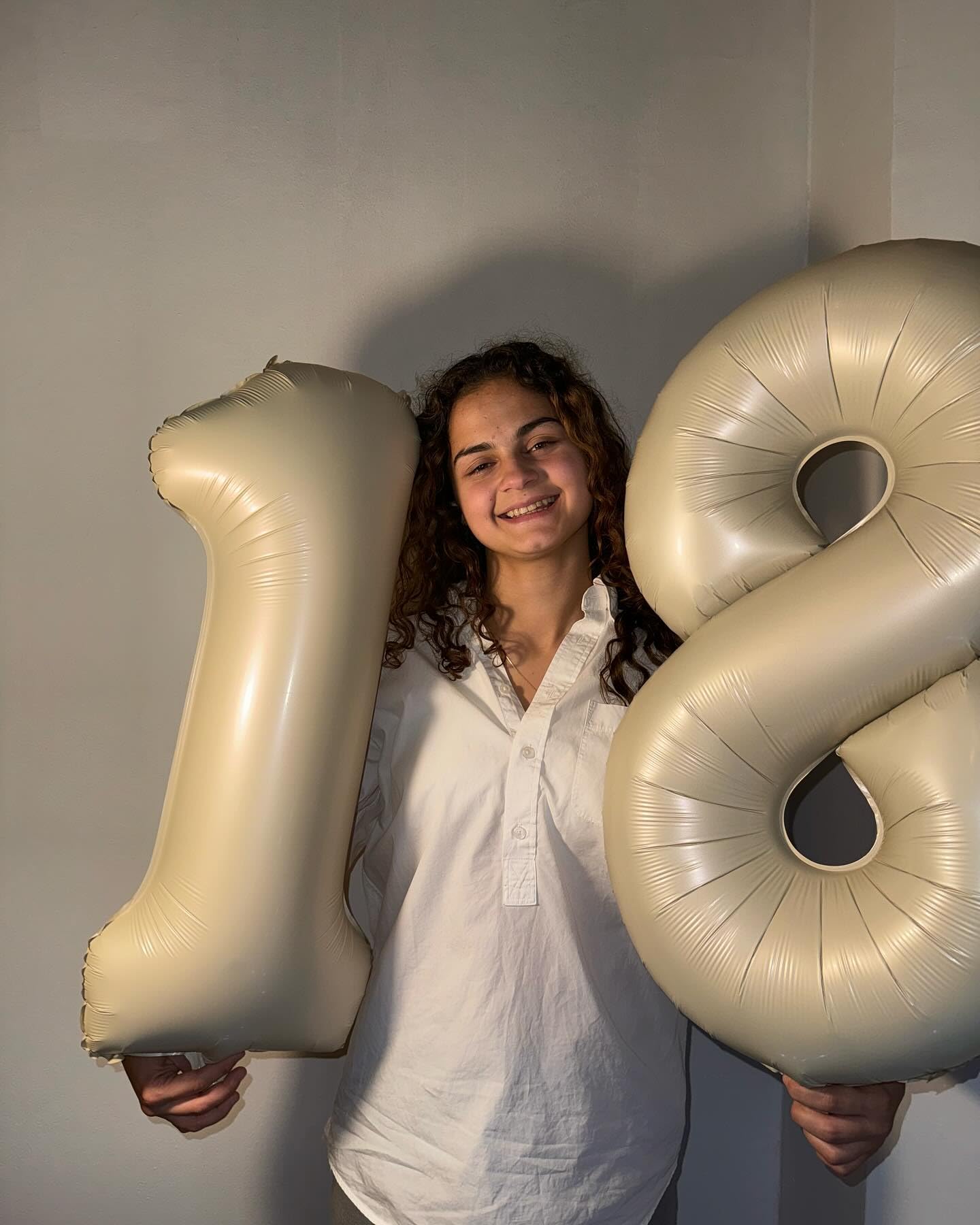 IWERP Cream Number 8 Balloon 40 Inch – 8th Birthday Decorations, Cream Party Supplies