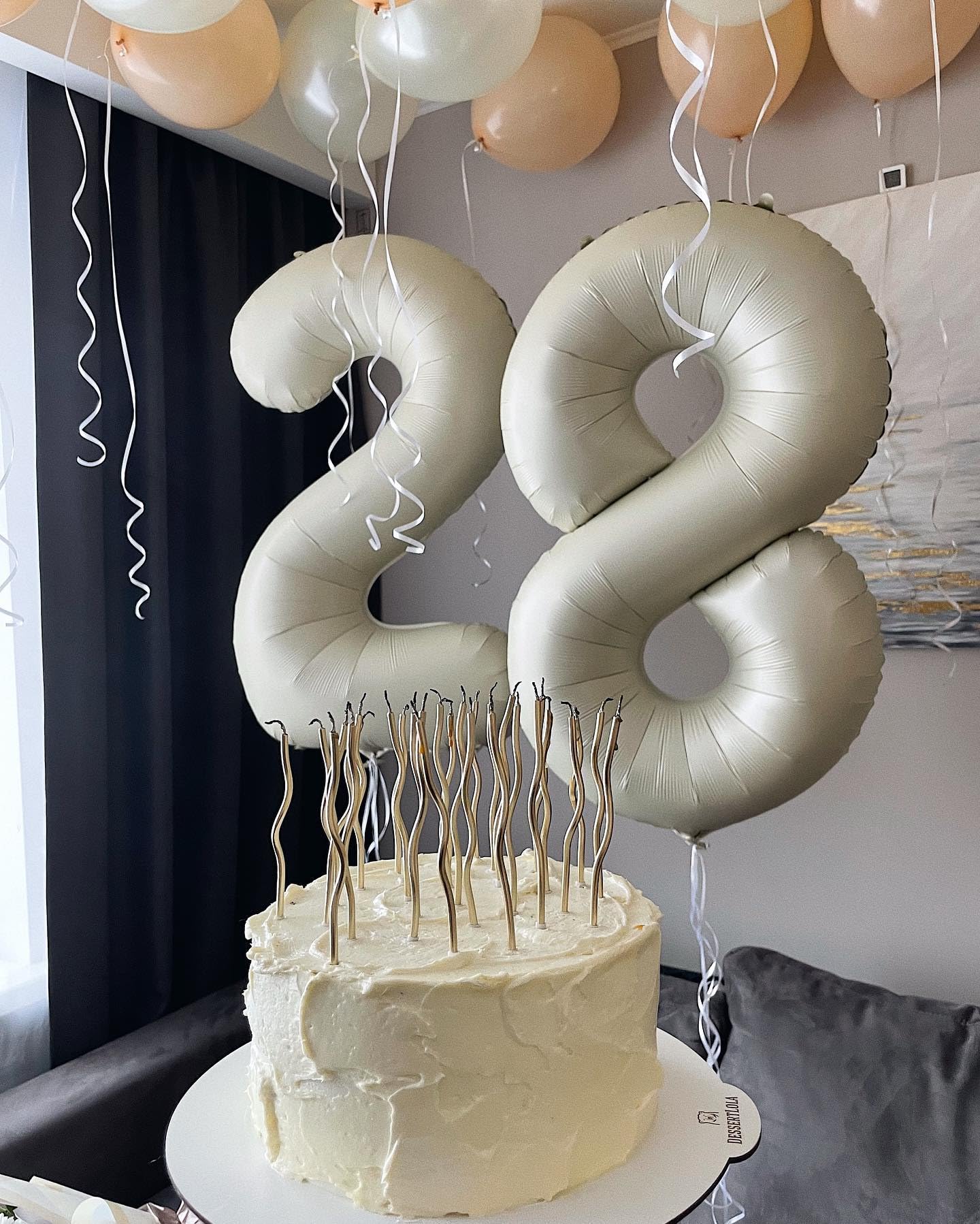 IWERP Cream Number 9 Balloon 40 Inch – Elegant 9th Birthday Decorations