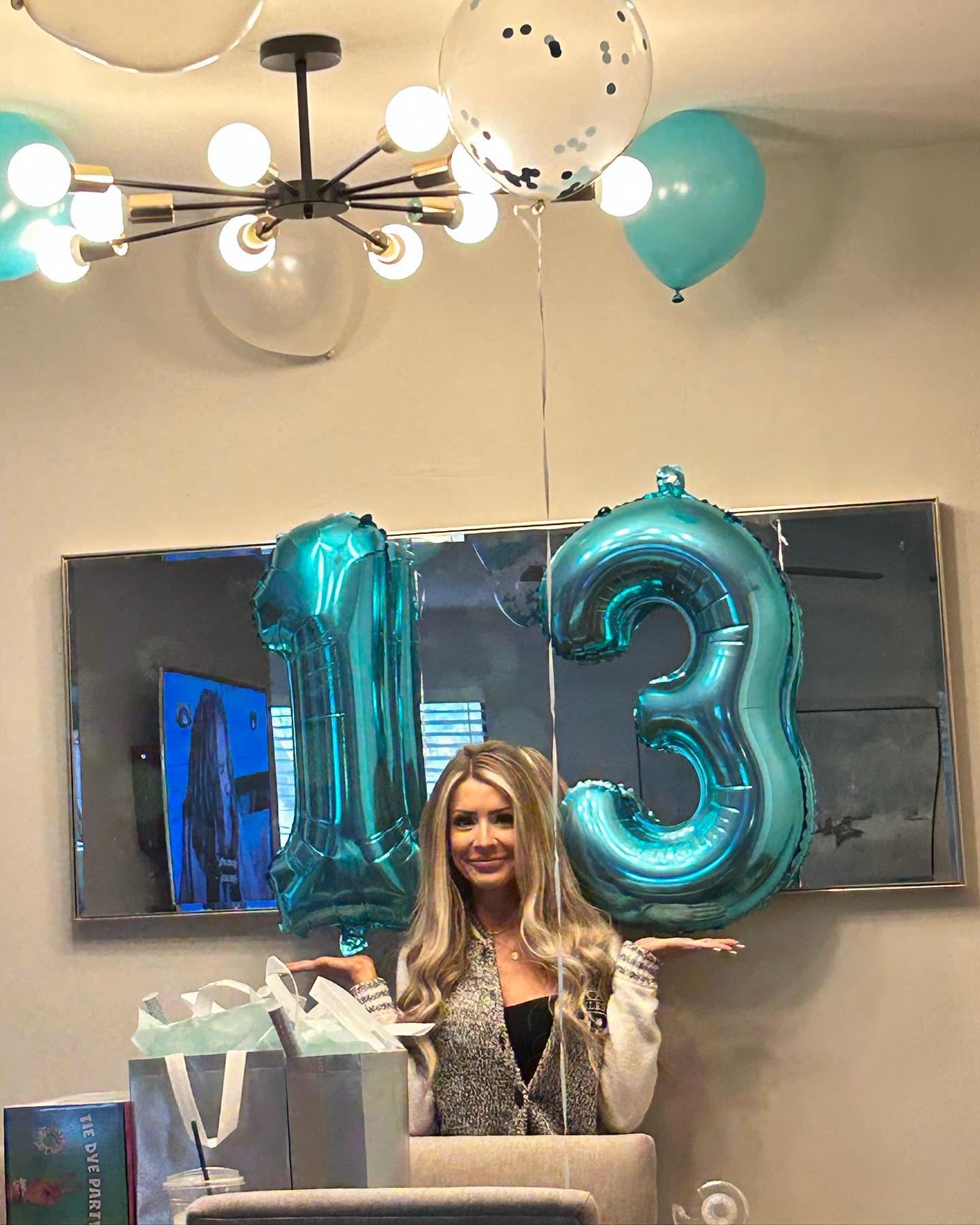IWERP Light Blue Number 9 Balloon 40 Inch – 9th Birthday Decorations