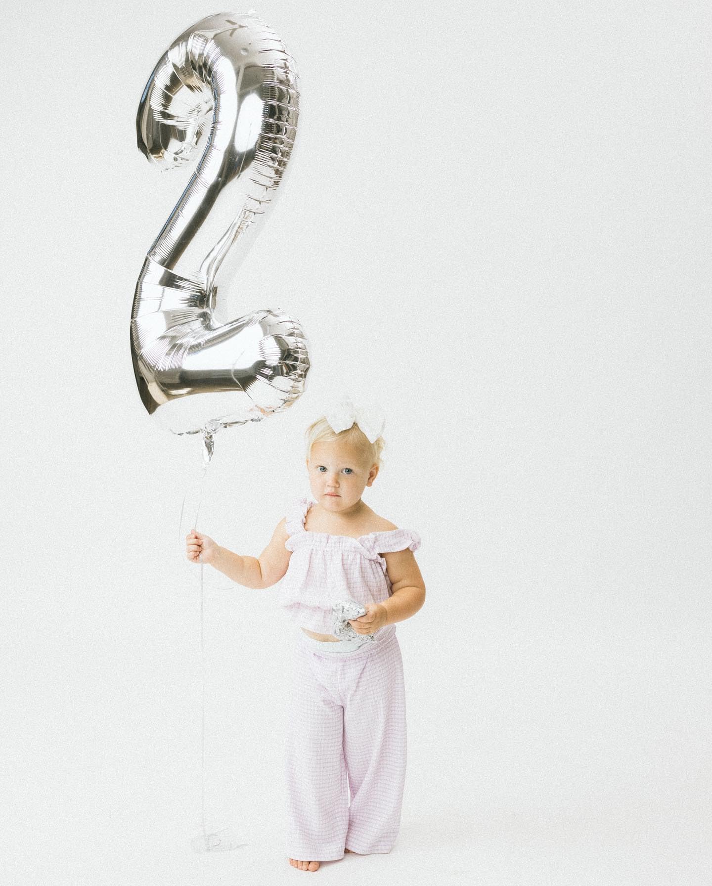 IWERP Silver Number 2 Balloon 40 Inch | 2nd Birthday Decorations
