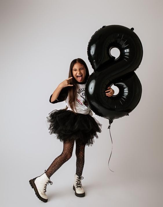 IWERP 40-Inch Black Number Balloon 9 – Giant Birthday Decorations